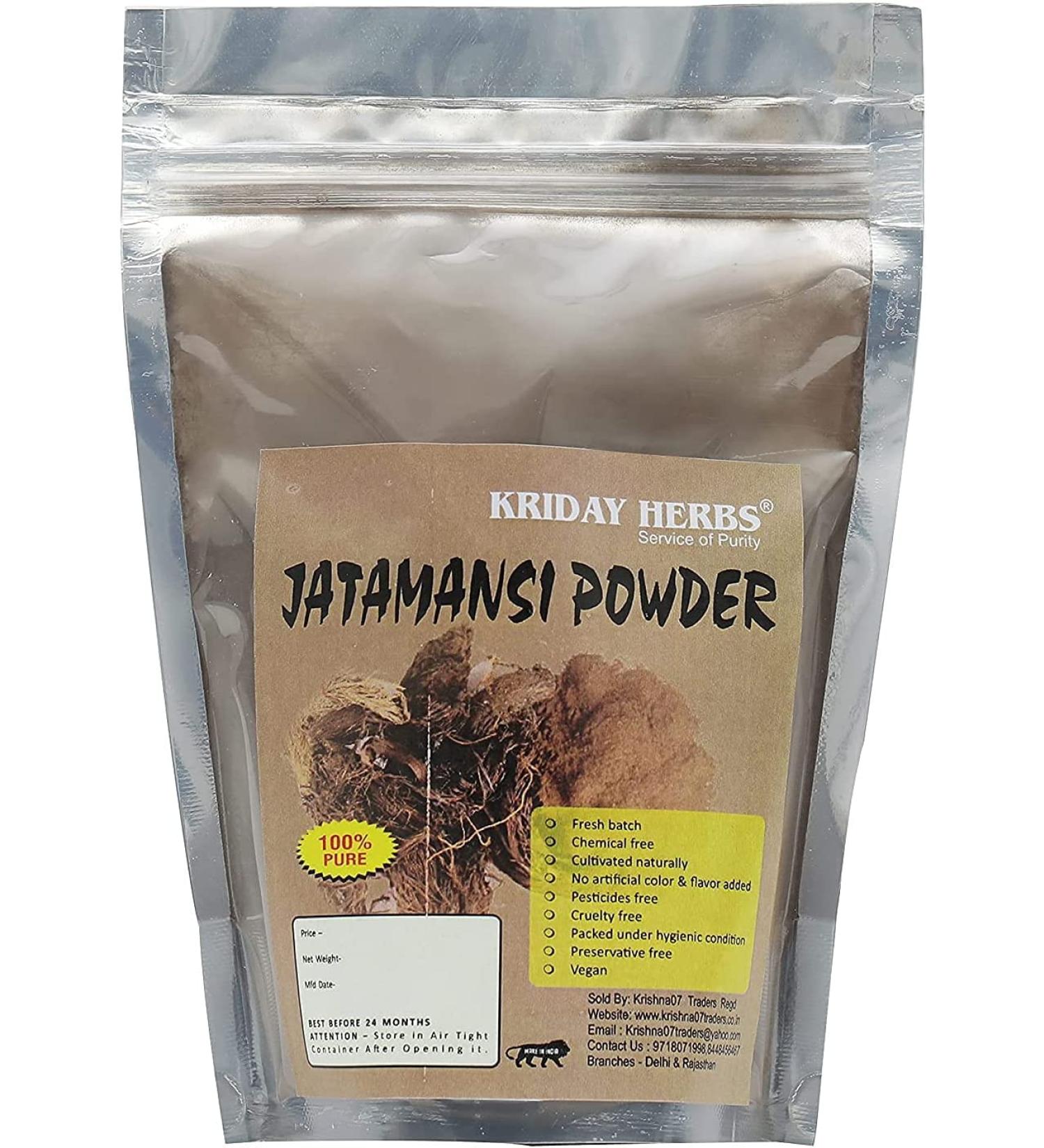 CROW 100% Pure Jatamansi Powder - Natural Spikenard & Musk Root | 1 kg Herbal Supplement for Wellness - Buy Online on GoSupps.com