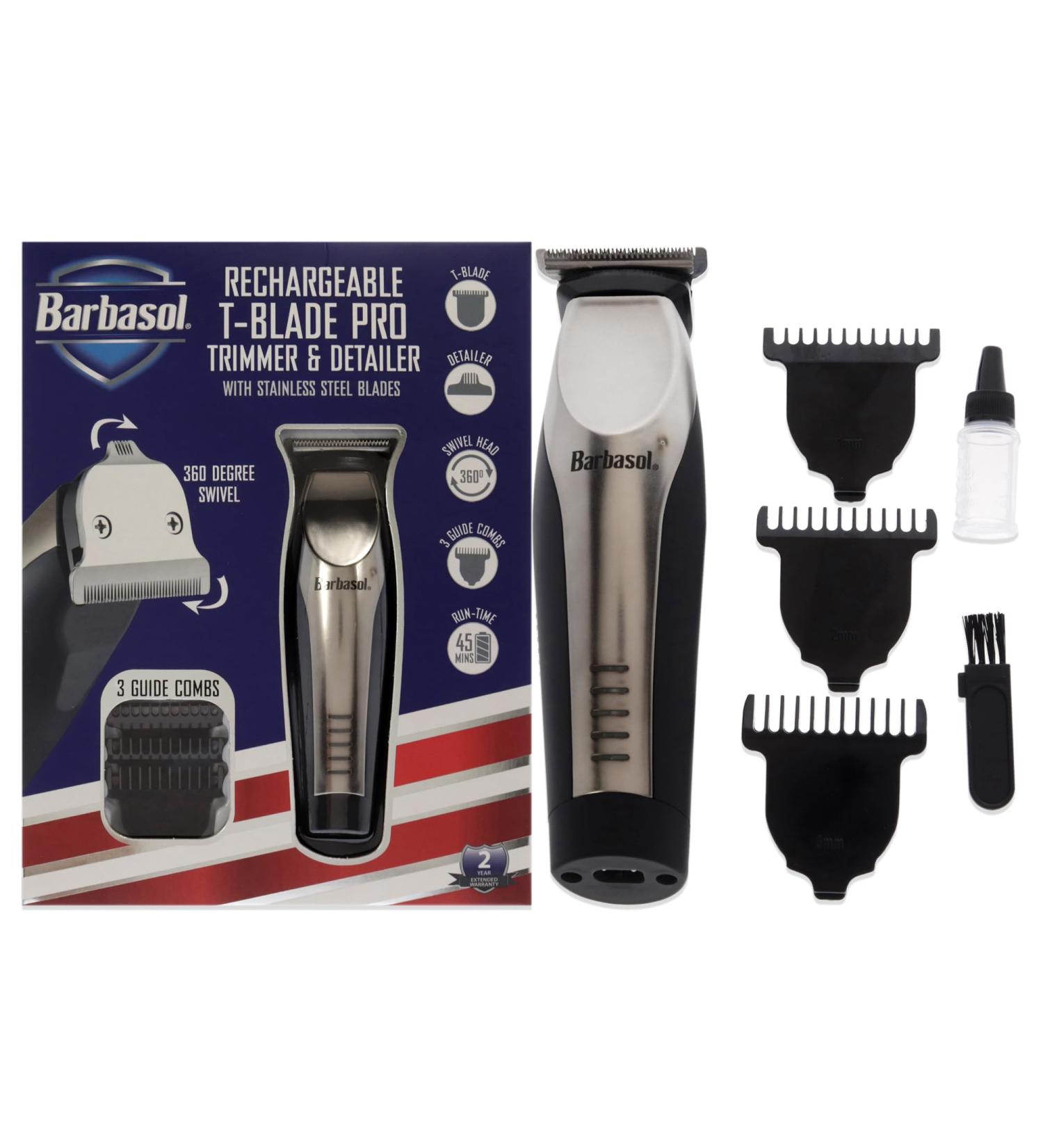 Buy XTREME DIGITAL LIFESTYLE ACCESSORIES Barbasol T Blade Pro Trimmer - Rechargeable Detailer with Swivel Head | International Shipping Available - Buy Online on GoSupps.com
