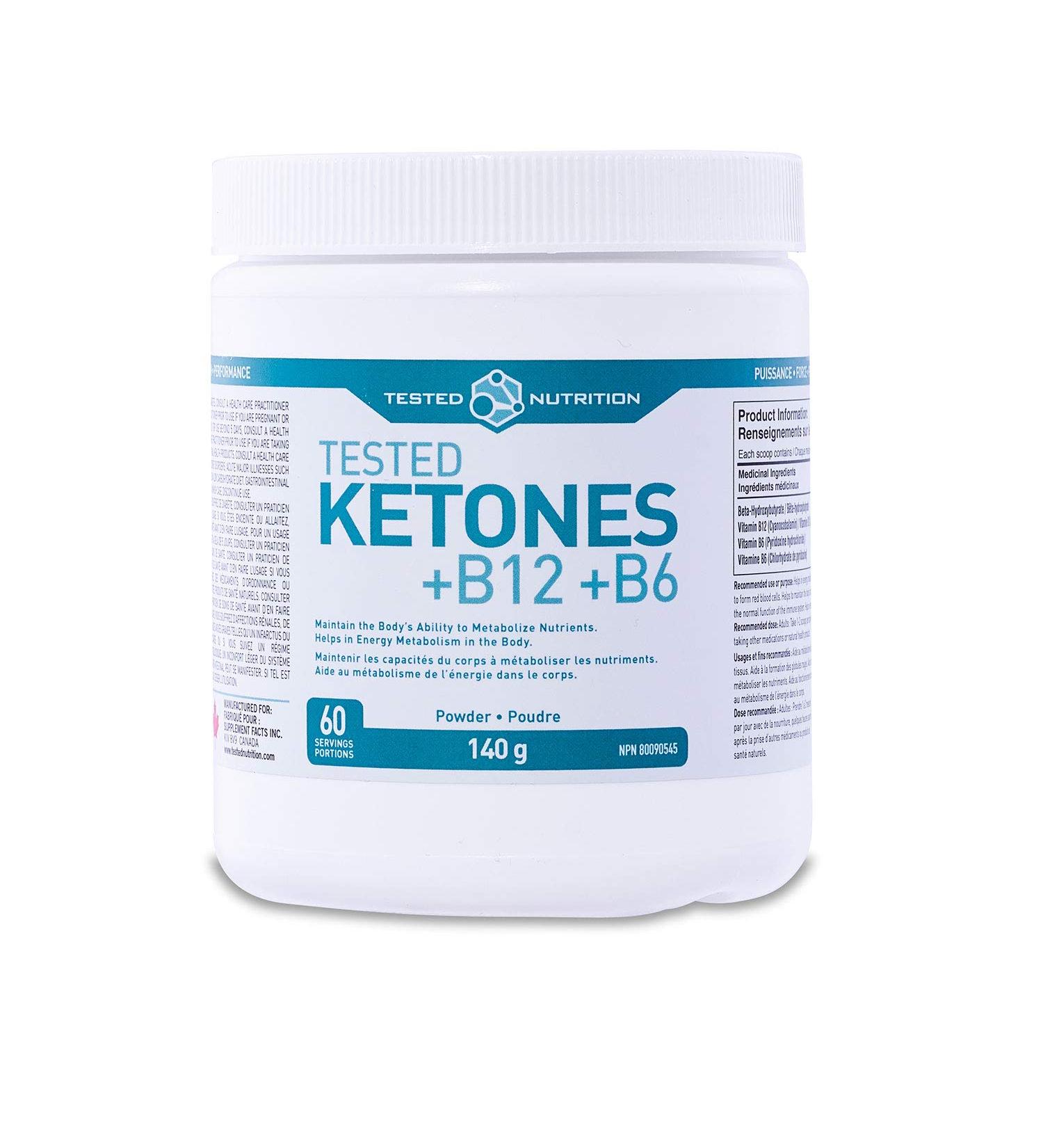 Tested Nutrition Ketones 140 gram