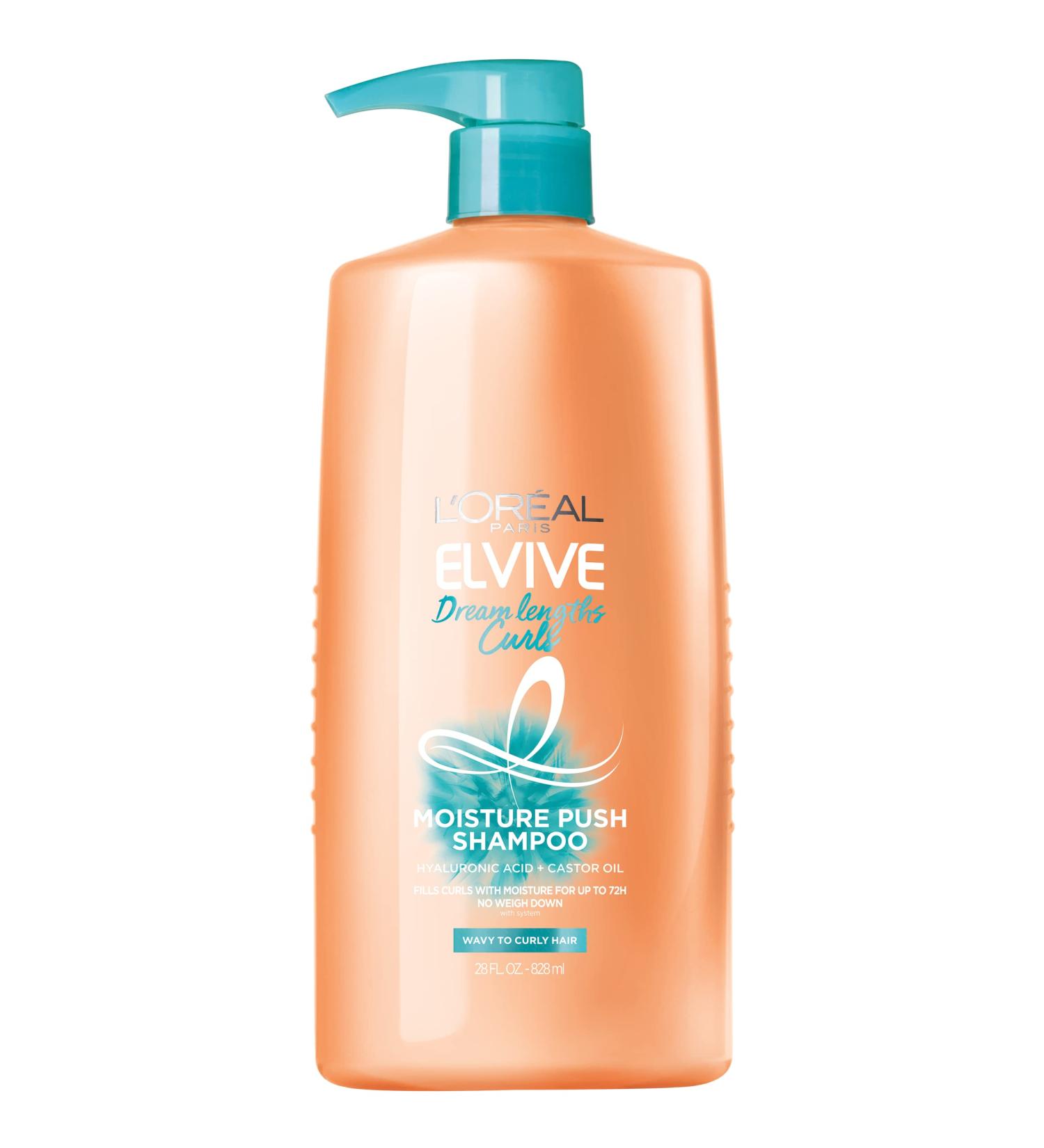 Buy L'Oreal Paris Elvive Dream Lengths Curls Moisture Push Shampoo - 28 fl oz - Buy Online on GoSupps.com