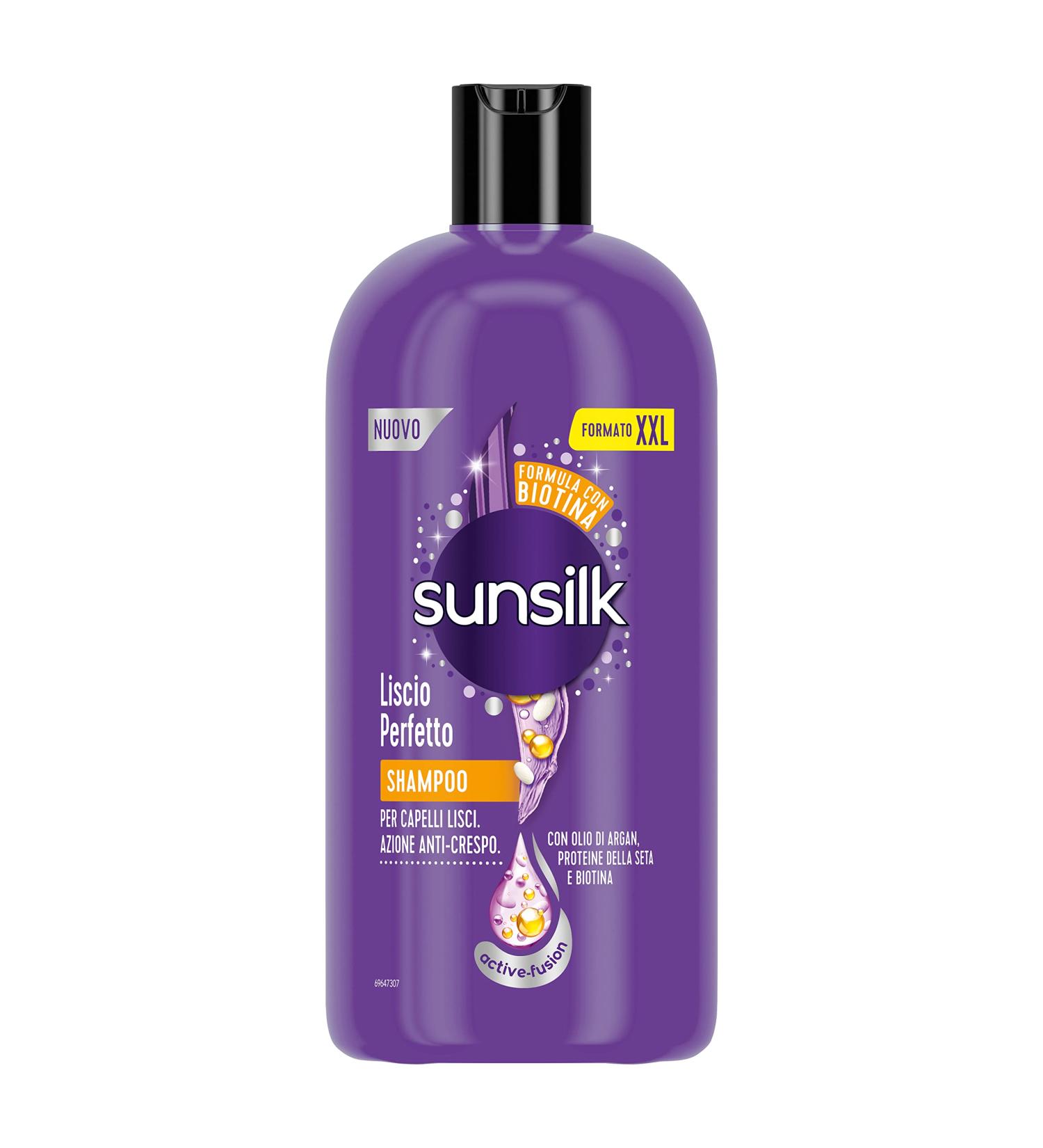 Sunsilk Sunsilk Perfect Smooth Shampoo Shampoo for Smooth to Long Silky Hair Fusion Active Formula with Argan Oil Silk Protein and Biotin for Visibly Healthy Hair XXL