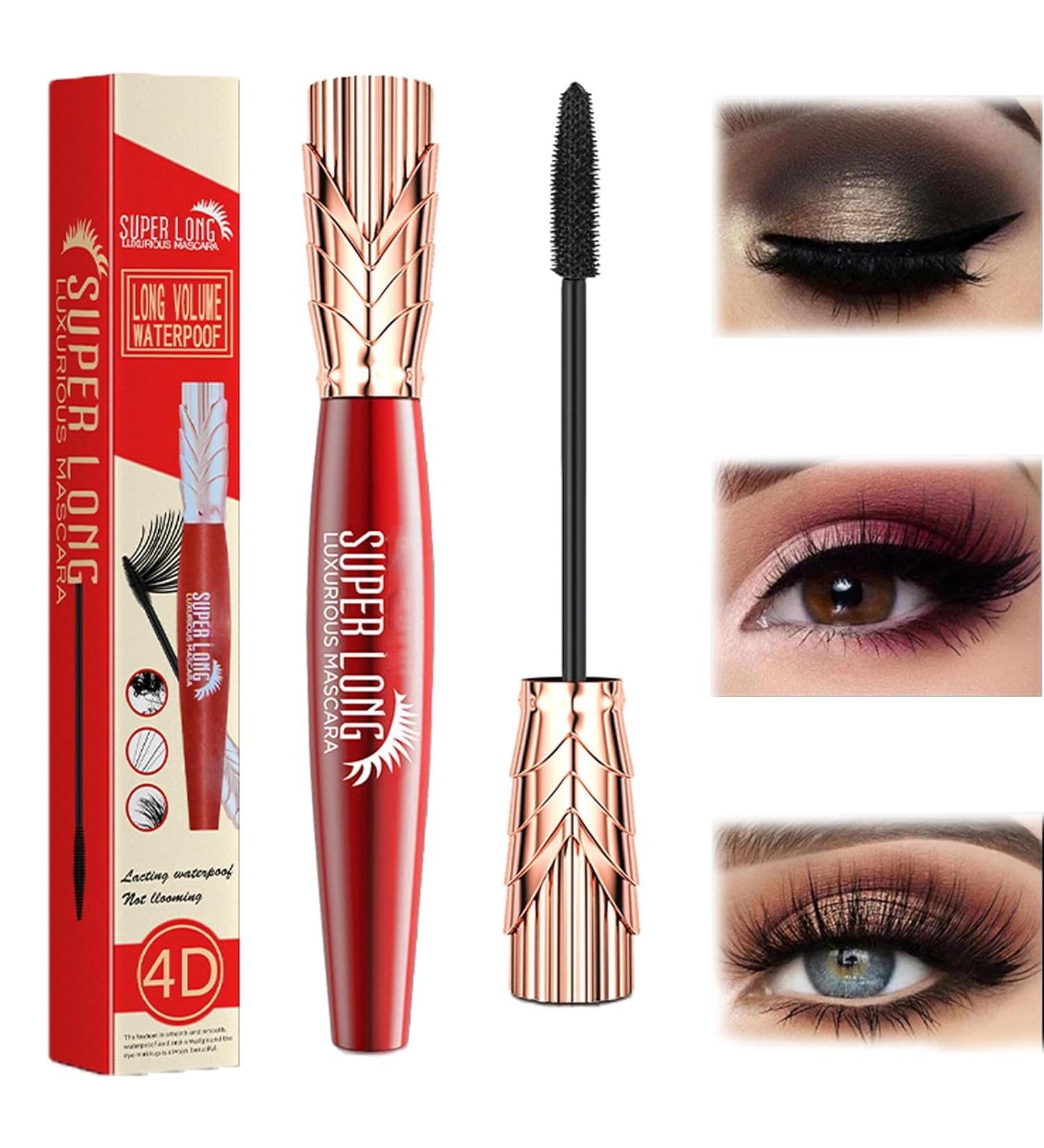 Mascara Super Long Mascara Allongeant St R O 4d Volumateur Instantan Pas Facile Tacher Mascara Longue Dur E S Chage Rapide Imperm Able Et Anti-Transpiration (1Pc) - Buy Online on GoSupps.com