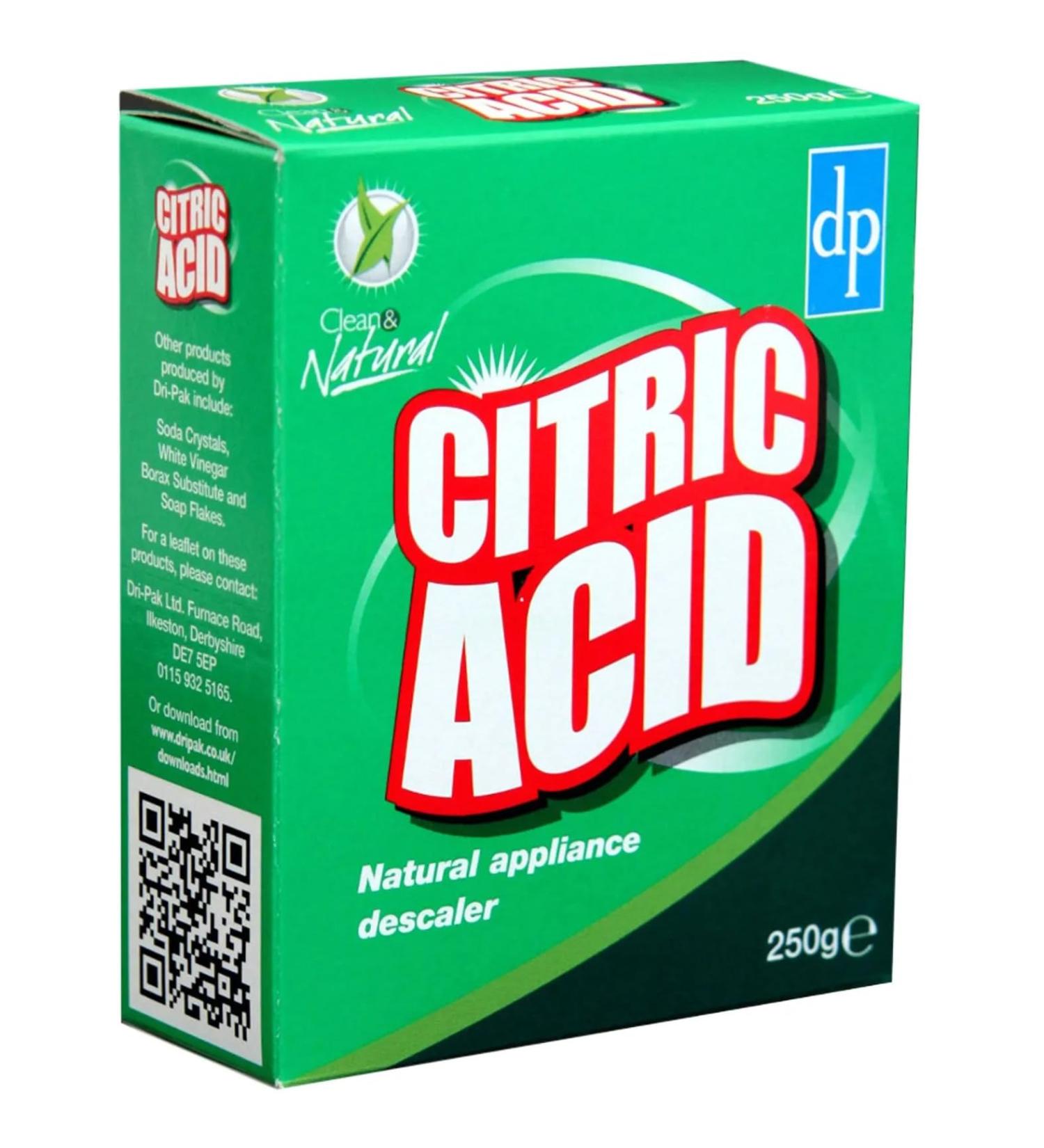 AMK DP Citric Acid 250g Appliance Multi Purpose Descaler Cleaning Laundry Limescale - Buy Online on GoSupps.com