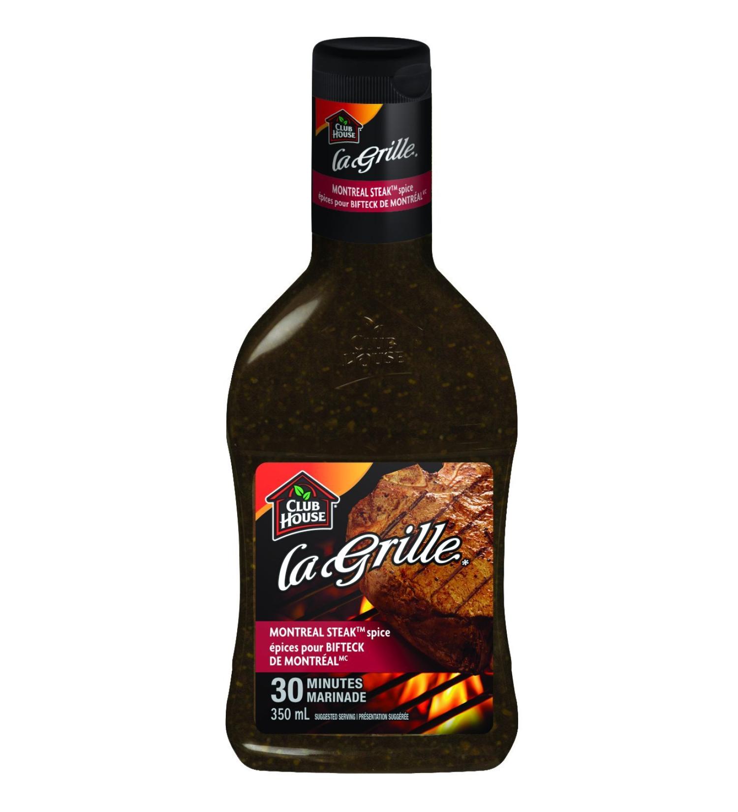 Club House La Grille Grilling Made Easy Montreal Steak Spice Marinade 350ml Montreal Steak 350 ml (Pack of 1) - Buy Online on GoSupps.com