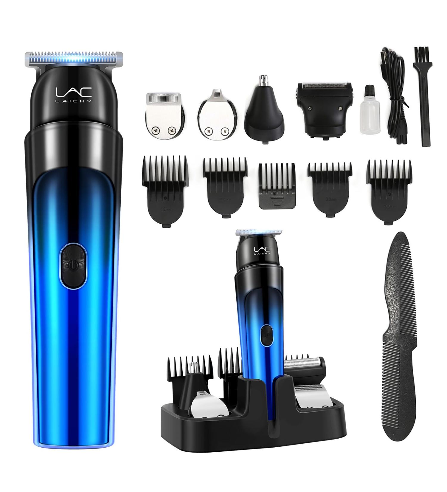 Buy Professional Rechargeable Hair Trimmer & Clippers for Men - LED Display Beard Trimmer Razor Kit | International Shipping - Buy Online on GoSupps.com