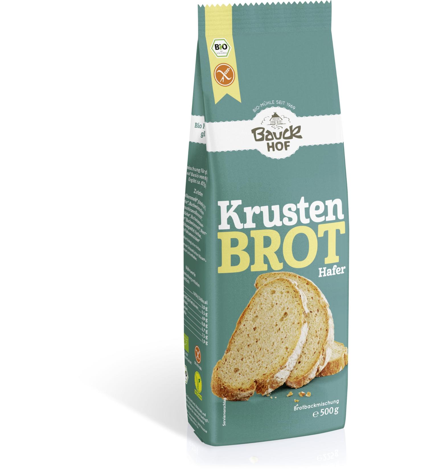 Bauckhof Crust Bread Gluten-Free Organic (2 x 500 g) 2 x 500 gr