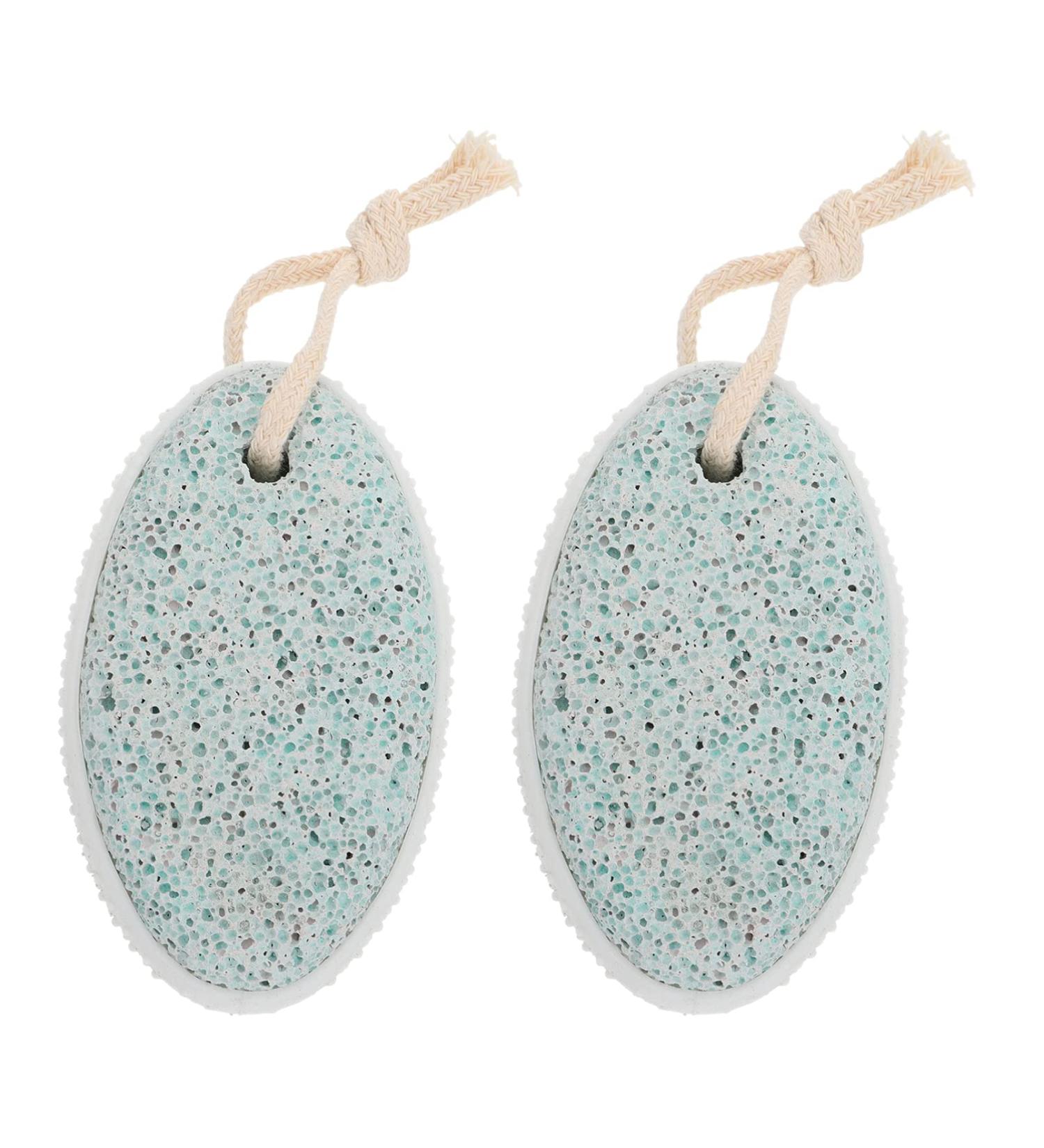 Natural Pumice Stone Set - 2 Pieces for Effective Pedicure & Dead Skin Removal | STON - Buy Online on GoSupps.com