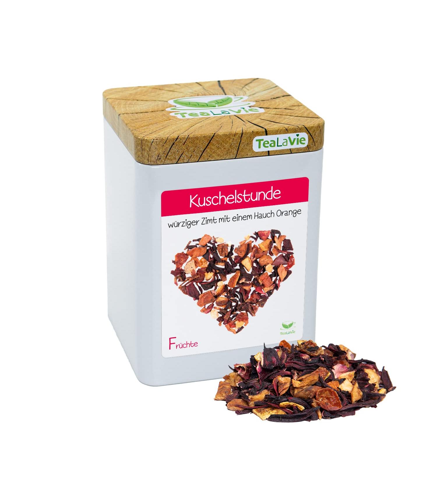 TeaLaVie Spicy Cinnamon & Orange Loose Fruit Tea (100g) - Premium Cuddle Time Blend for Perfect Relaxation - Buy Online on GoSupps.com