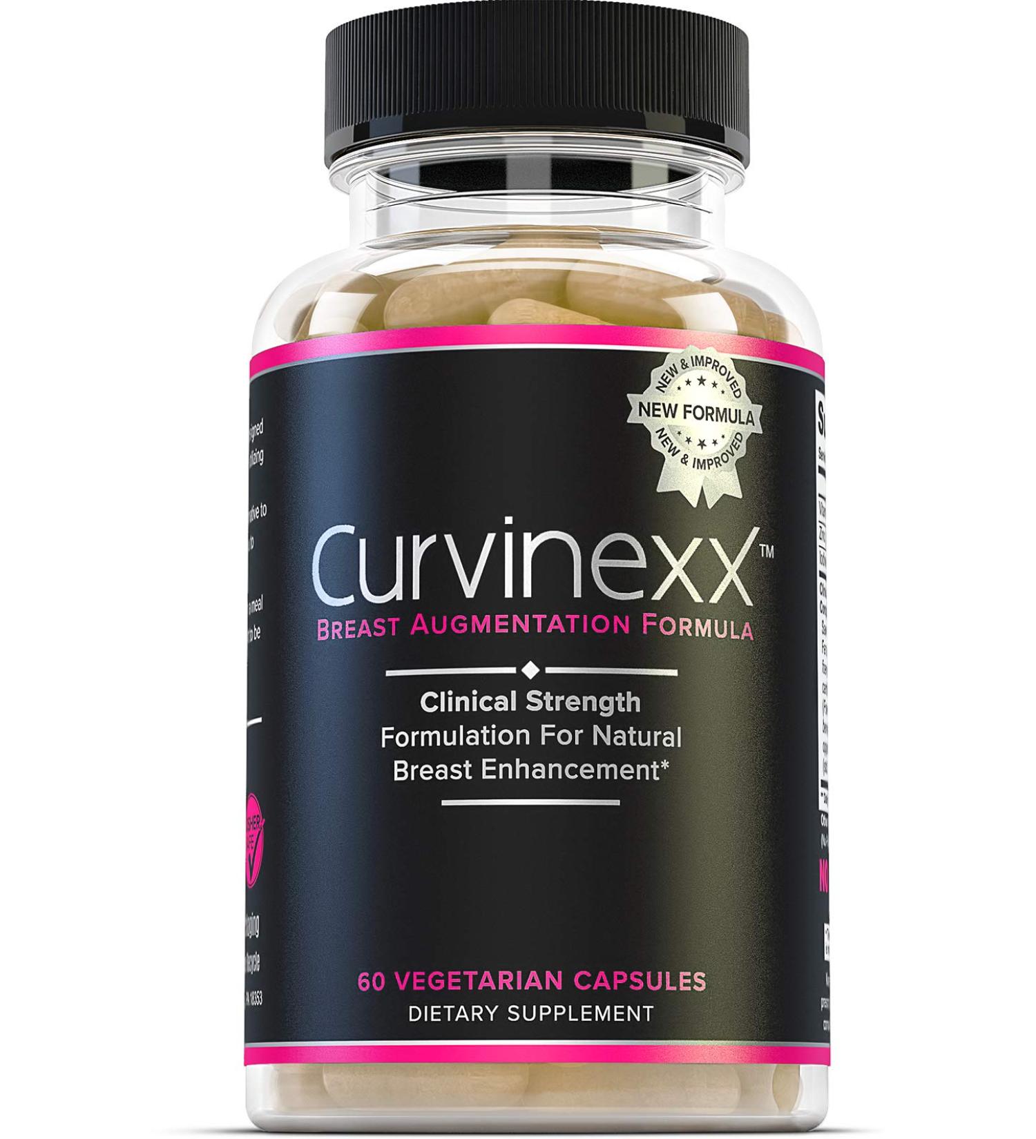 Vivid Health Nutrition Curvinexx: Natural Enhancement Supplement for Women to Boost Your Confidence and Your Curves | with Fenugreek Blessed Thistle Dong Quai & Wild Yam 60 Caps - Buy Online on GoSupps.com