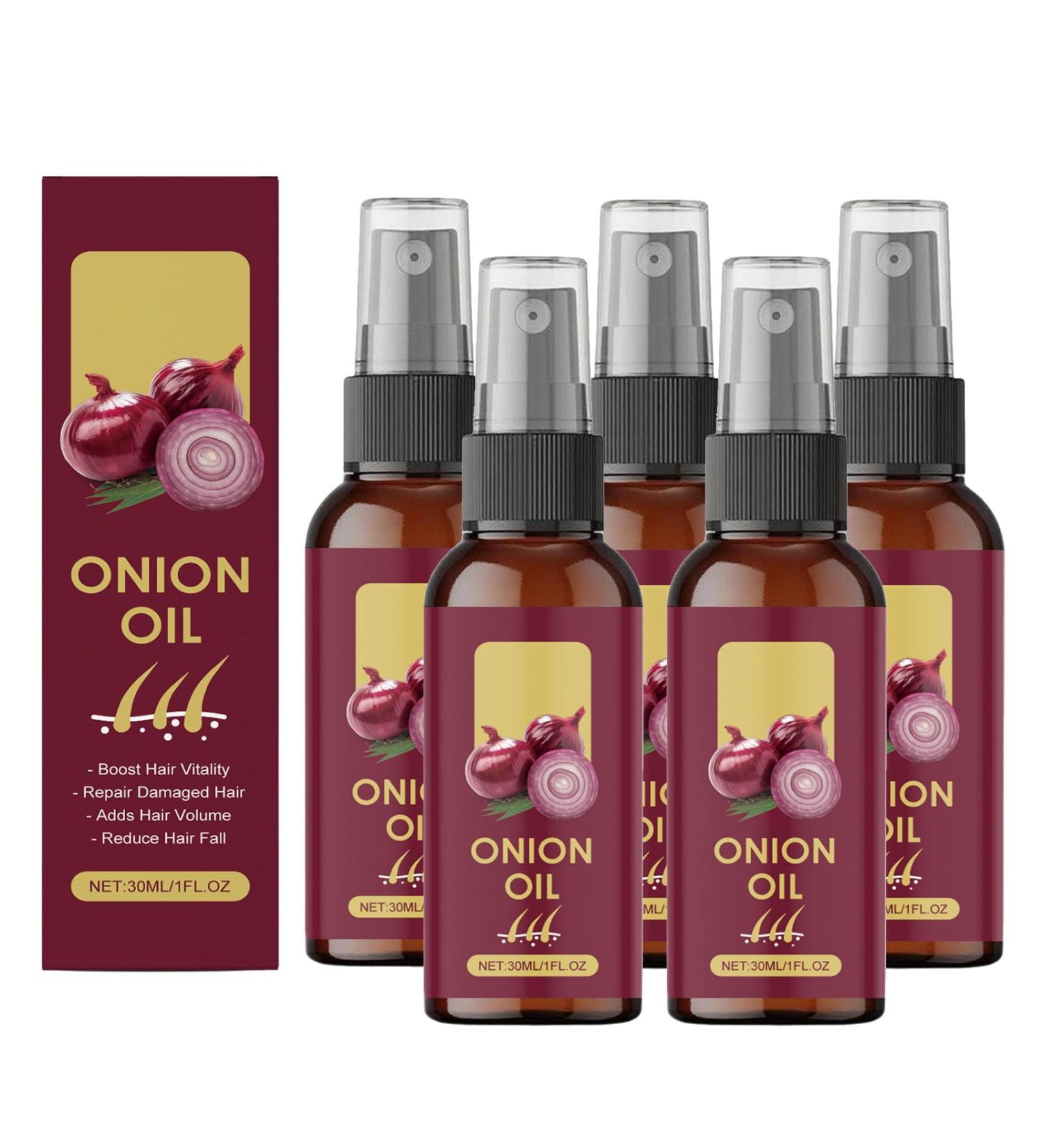 Huile capillaire l'oignon rouge QPJUVC 30 ml - S rum l'essence d'oignon bio pour la croissance des cheveux et le soin du cuir chevelu - Formule hydratante non grasse et l g re (5) - Buy Online on GoSupps.com