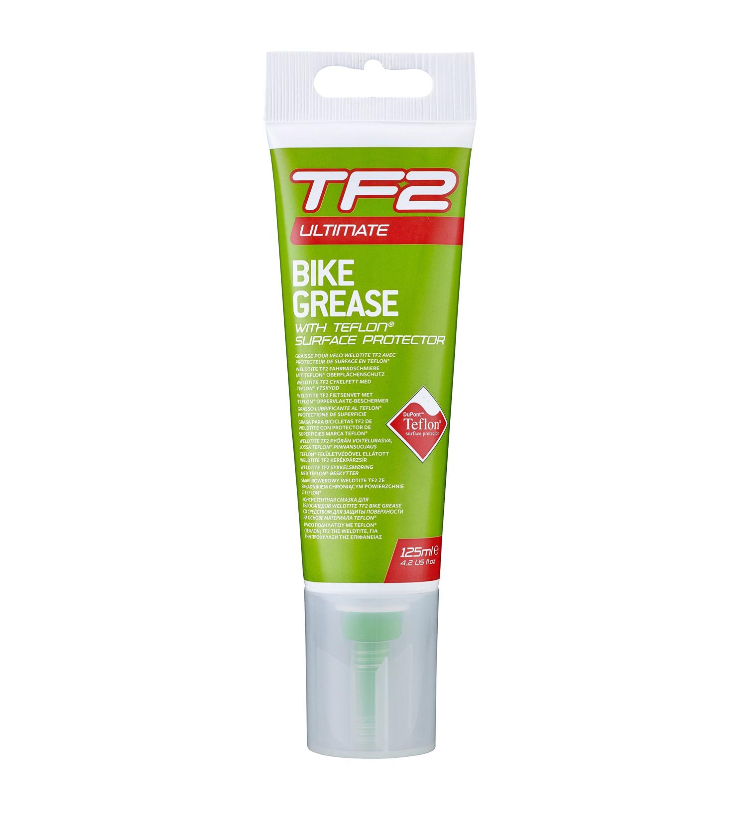 Weldtite TF2 Bike Teflon Tube 125ml Grease - Red | High-Quality Lubricant for Smooth Bike Performance - Buy Online on GoSupps.com