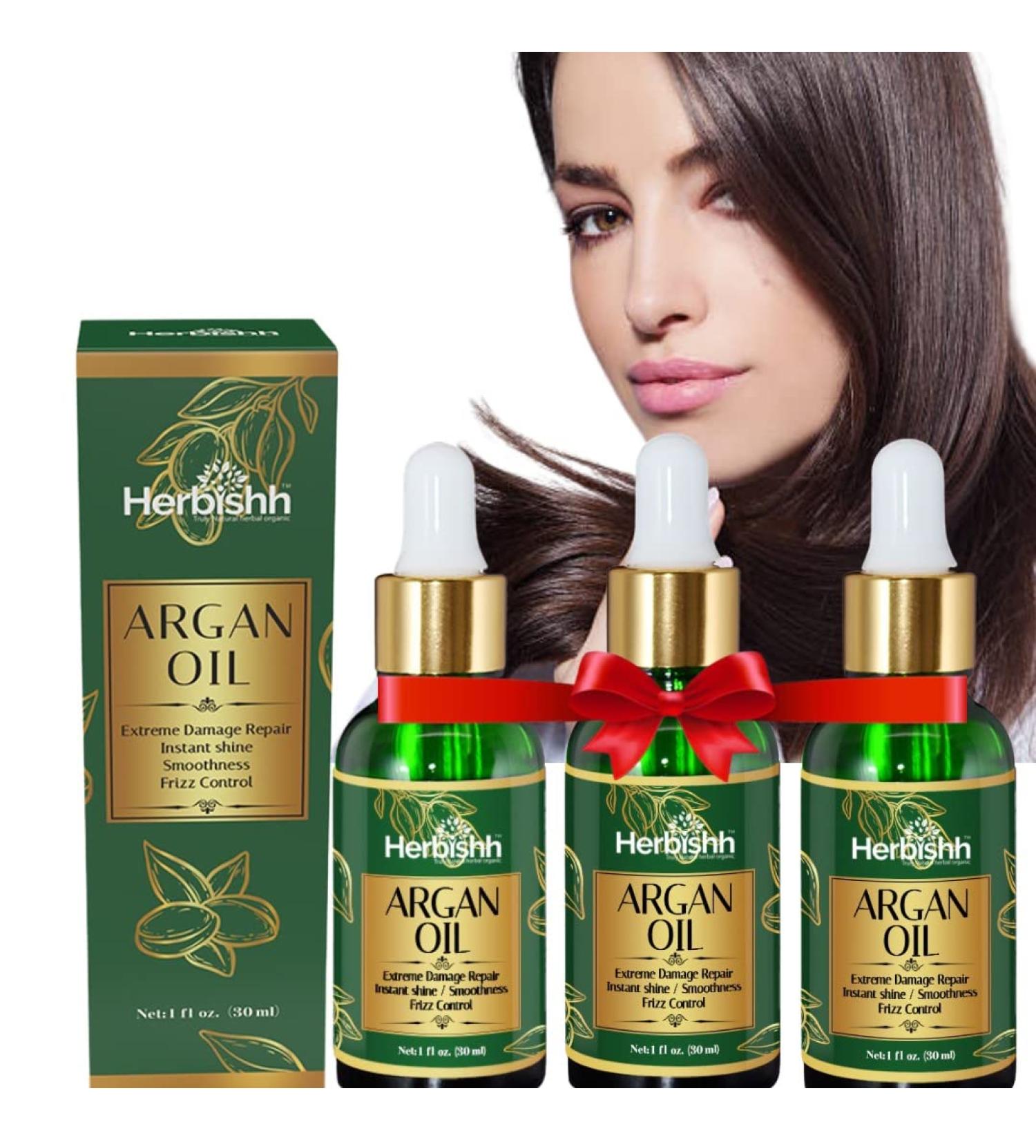 Argan Oil for Skin & Hair Repair - Deep Nourishment & UV Protection - 30ML (3 Pack) - Buy Online on GoSupps.com