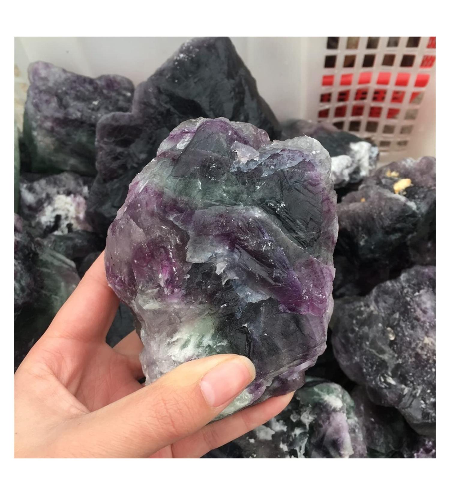 Natural Crystal Rough 800-900g Big Size Natural raw Green Fluorite Rough Stone Natural Quartz Crystals Stone - Buy Online on GoSupps.com