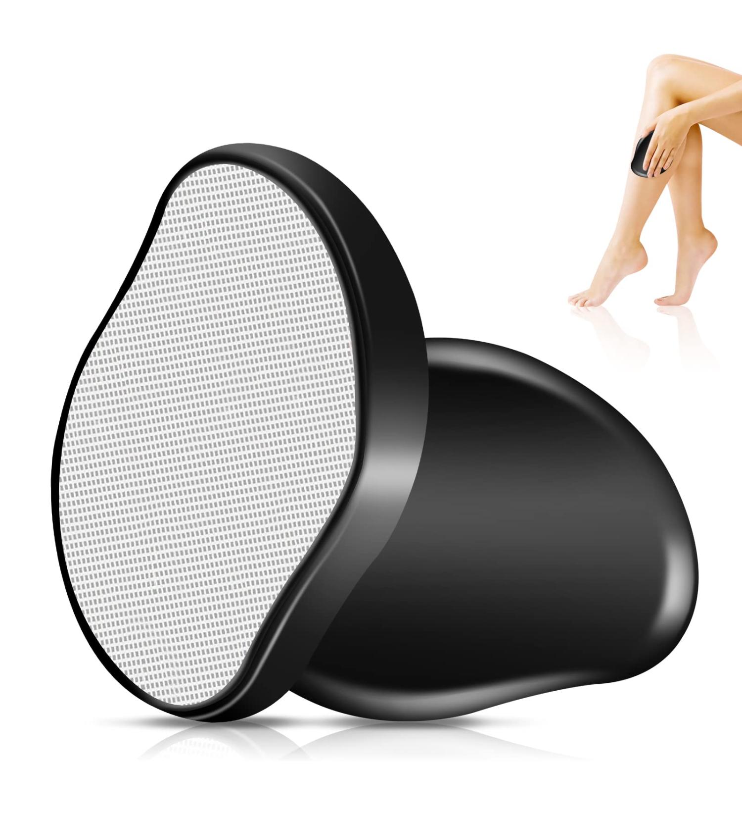Crystal Hair Eraser - New Upgrade Reusable Hair Remover for Painless Exfoliation - Women and Men - Black - Buy Online on GoSupps.com
