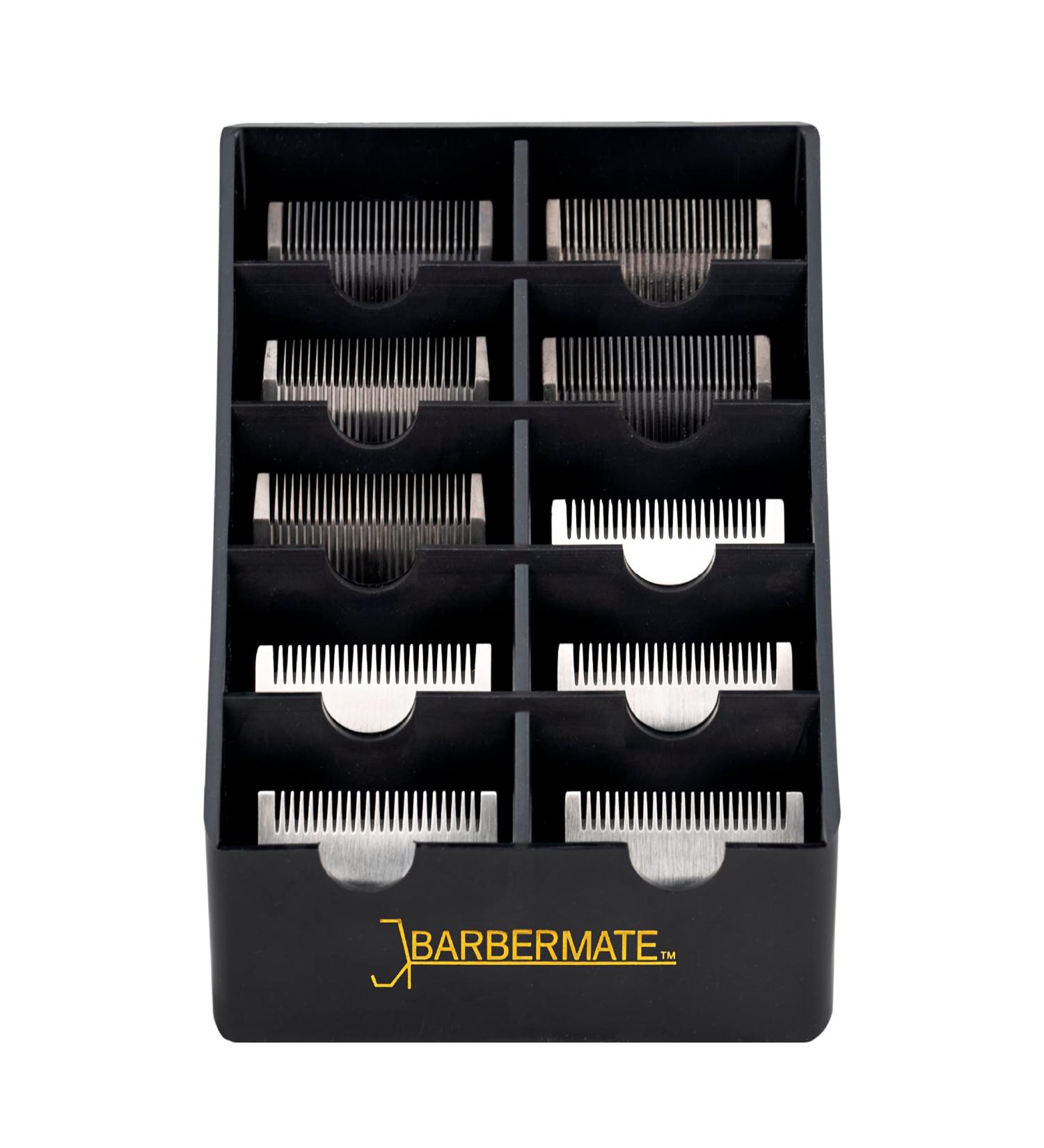 BarberMate Blade Rack Storage Tray - Holds 10 Clippers | Black - Buy Online on GoSupps.com