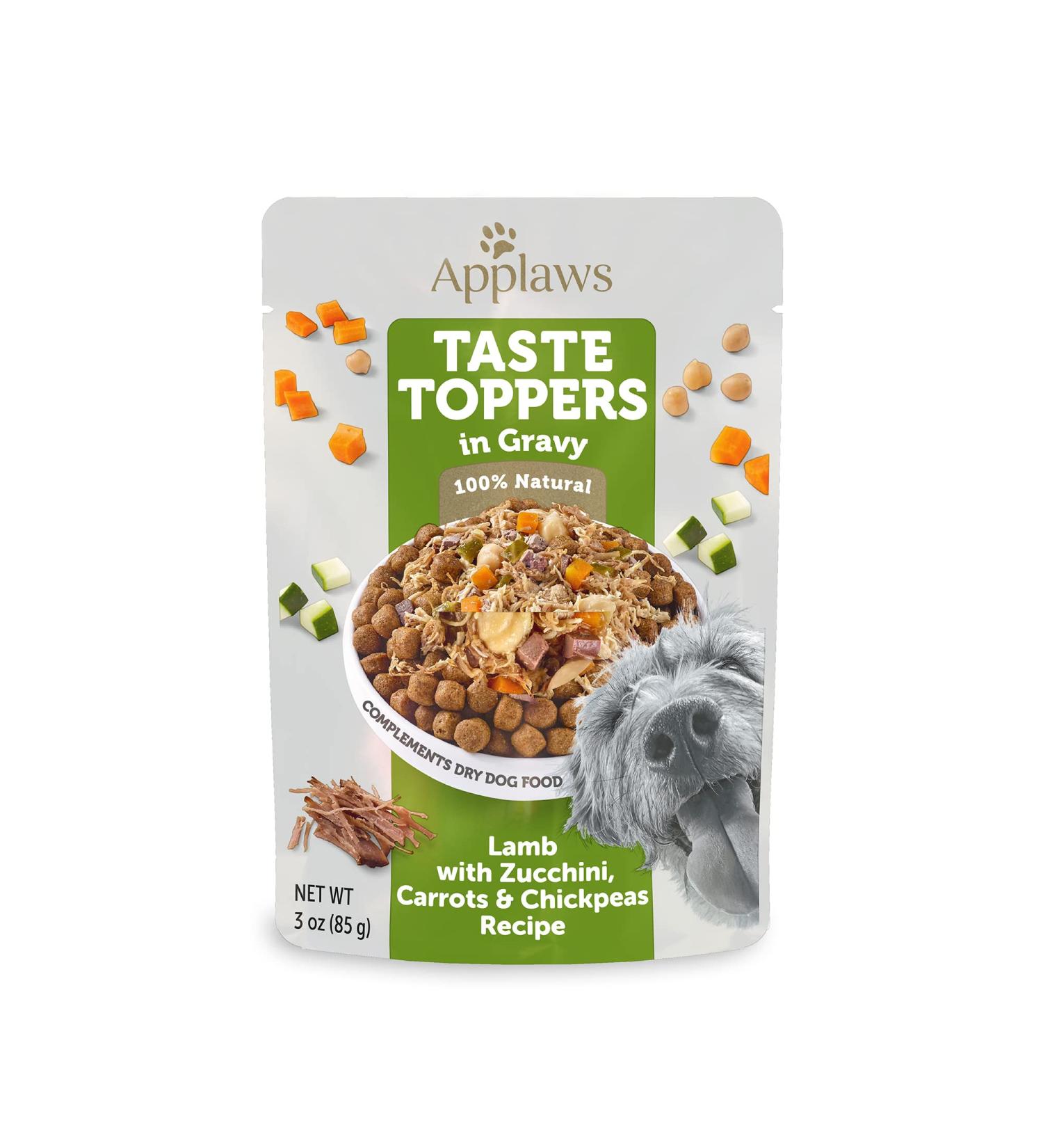 Applaws Lamb Taste Toppers Wet Dog Food with Zucchini, Carrot & Chickpeas - Buy Online on GoSupps.com