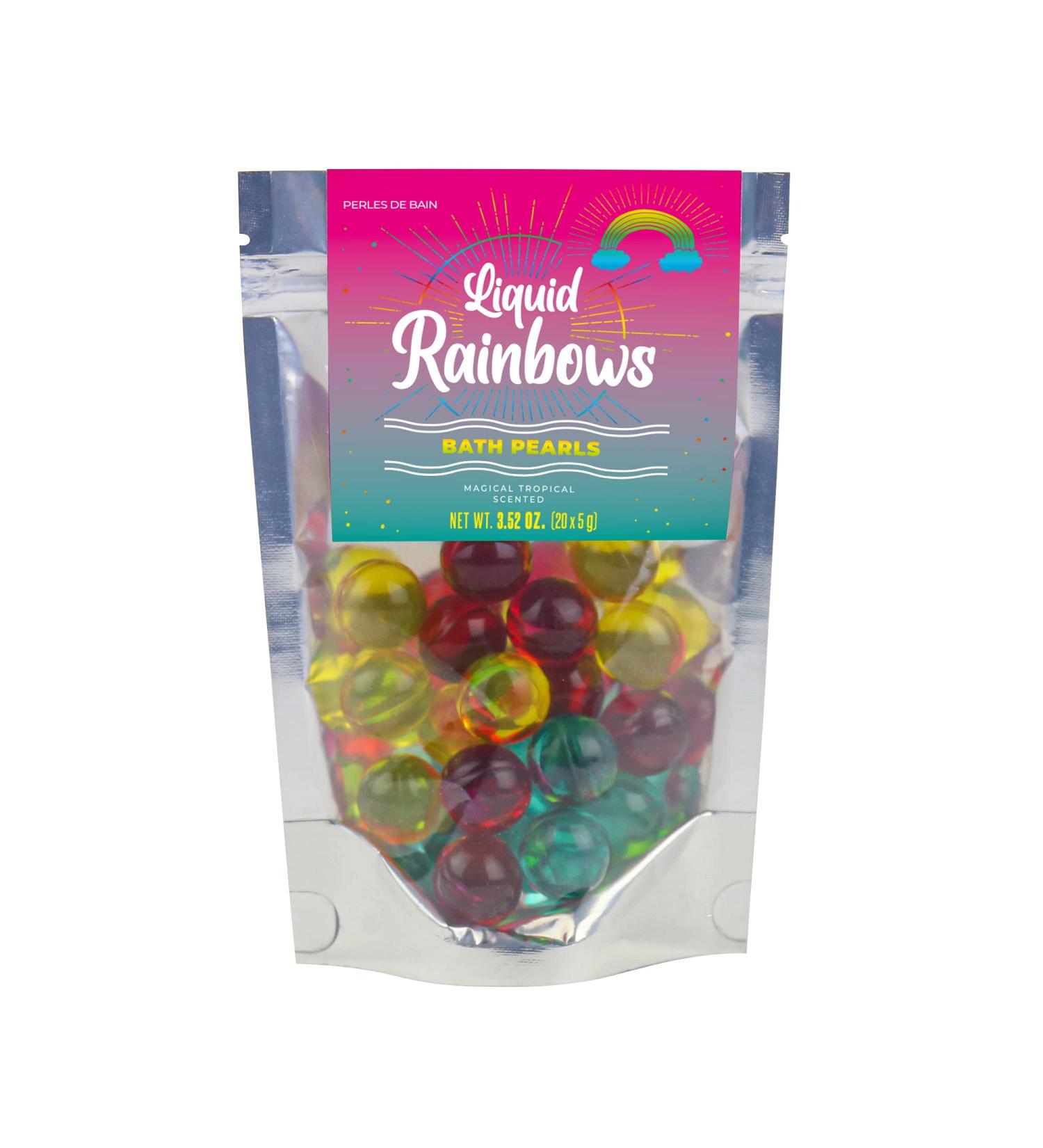 Gift Republic Liquid Spirit Rainbow Bath Pearls 20-Pack - Magical Tropical Scent (20 Count) - Buy Online on GoSupps.com