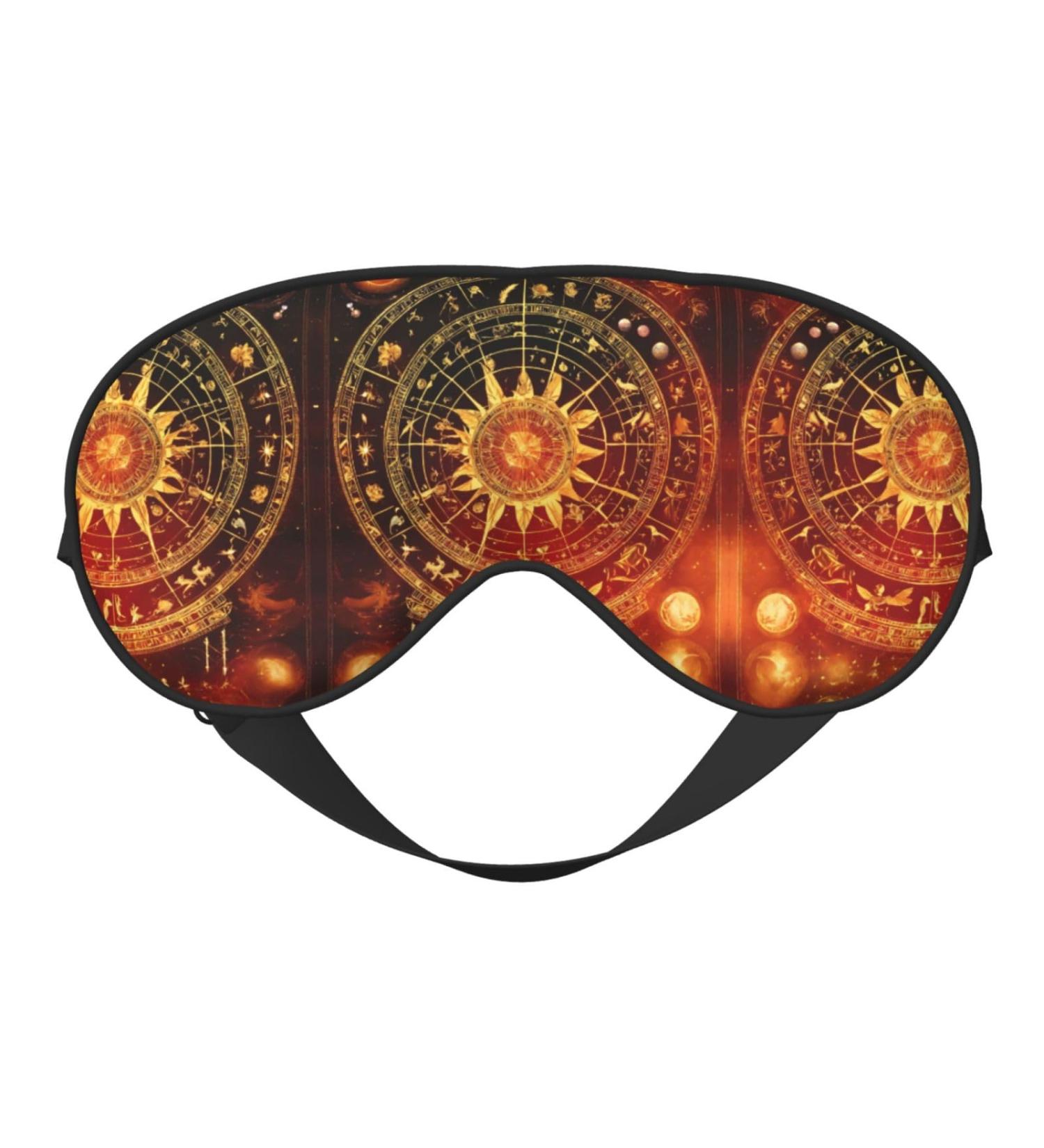 SSIMOO Gears Clock Bronze Century Soft Sleep Eye Mask - Breathable Travel Eye Patch for Women | Relax & Unwind in Comfort - Buy Online on GoSupps.com