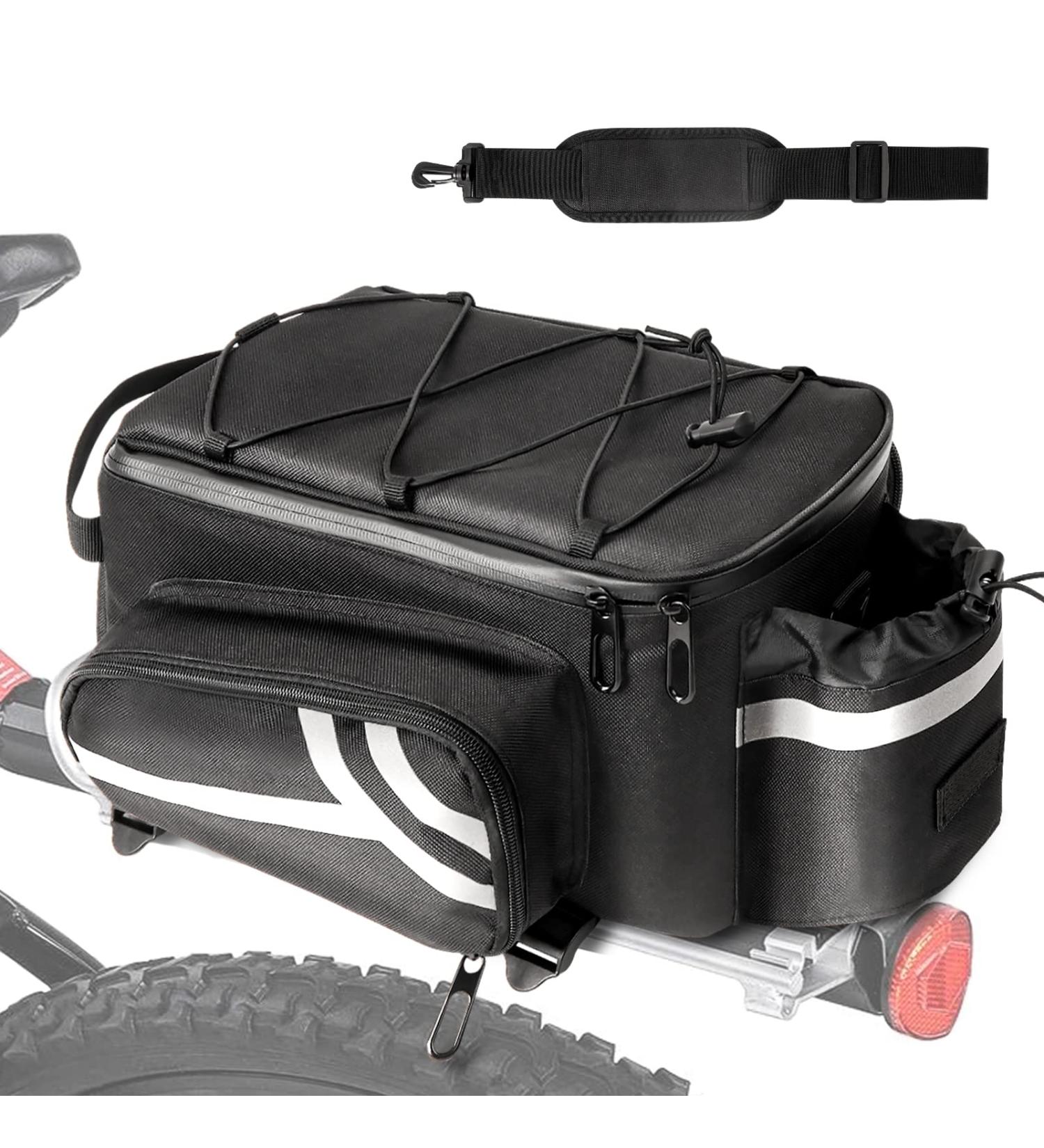 Frephy 14.5L Waterproof Bike Rear Rack Bag with Rain Cover - Ideal for Commuter and Trekking Bikes - Buy Online on GoSupps.com