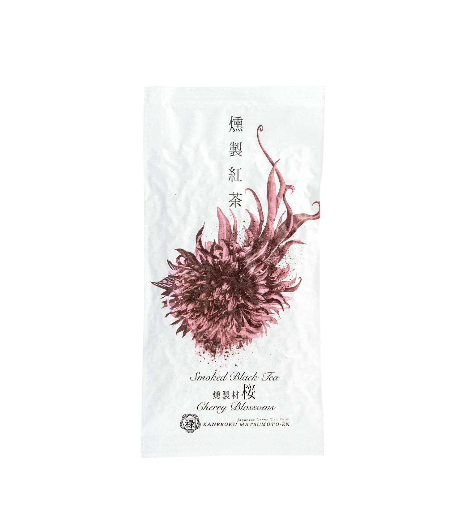 Umami Paris - Th noir fum au cerisier japonais Sakura 50g - Origine Shizuoka Japon - Japanese smoked black tea with sakura 50g - Origin Shizuoka Japan