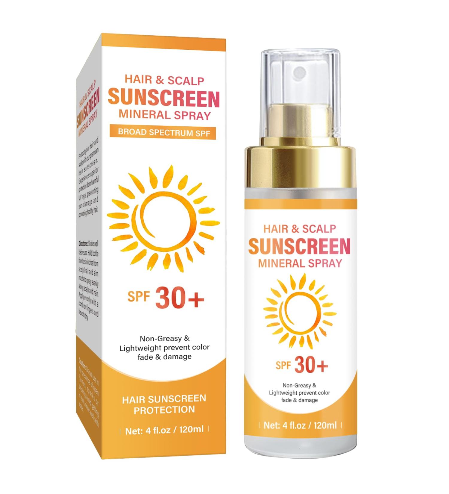 Scalp Sunscreen Spray - Hair Protection Mist for Outdoor Use | 1 Ounce - Protect Your Hair from Sun Damage - Buy Online on GoSupps.com