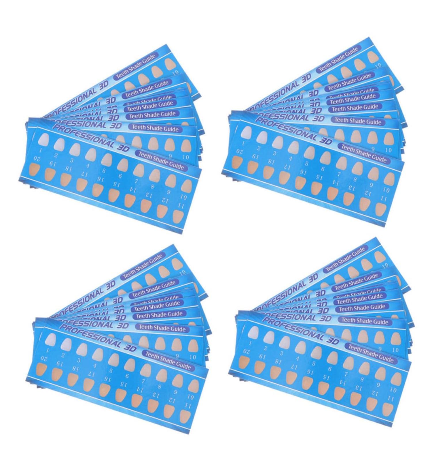 BUIFULSIC 30S Tooth Coloring Card - Ultimate Tooth Whitening Guide & Color Chart | International Delivery on Dental Care Supplies - Buy Online on GoSupps.com