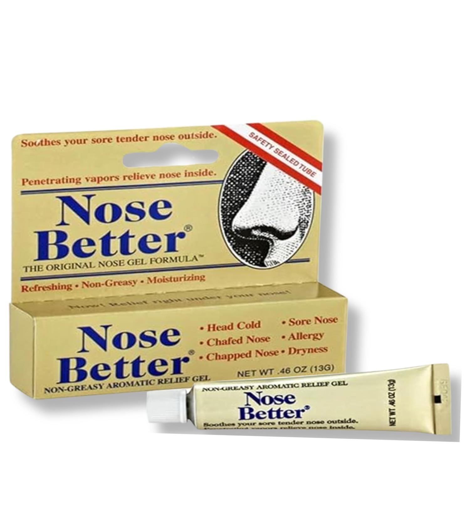 OAKHURST COMPANY Nose Better Nasal Gel Ointment Original Non Greasy Formula Nasal Gel That Moisturizes Dry Nose, Tender Skin, Nostrils and Nasal Passages - Buy Online on GoSupps.com