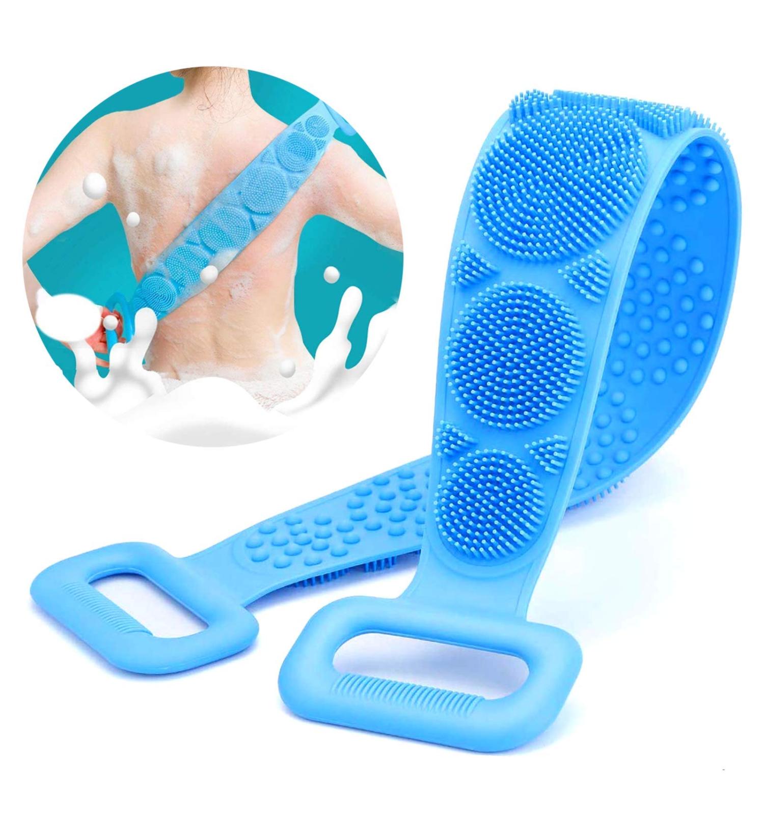Vineco 2020 Double-Sided Shower Brush | Premium Silicone & Vinyl | Ideal for All Skin Types - Buy Internationally - Buy Online on GoSupps.com