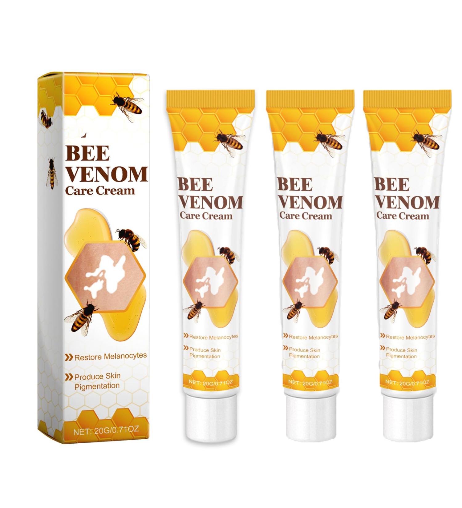 Vitiligo Bee Venom Treatment Cream | Effective Bee Venom Therapy for Skin Rejuvenation - Buy Online on GoSupps.com