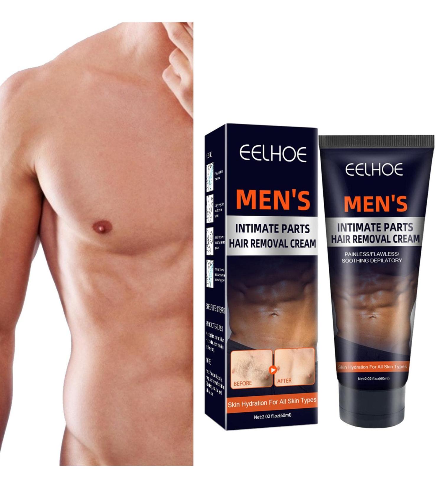 Body Hair Remover Quick Hair Removal Cream Gentle Men Hair Remover Easy to Use Painless Hair Removal Cream for Chest Arms Legs Back Armpits 60ml Tengan - Buy Online on GoSupps.com