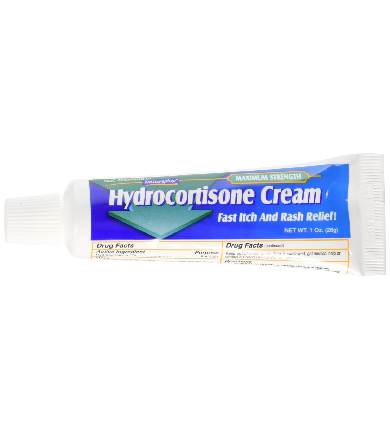 Natureplex Hydrocortisone 1% Cream 1 oz - 3 Tube Pack | Set of 3 - Buy Online on GoSupps.com