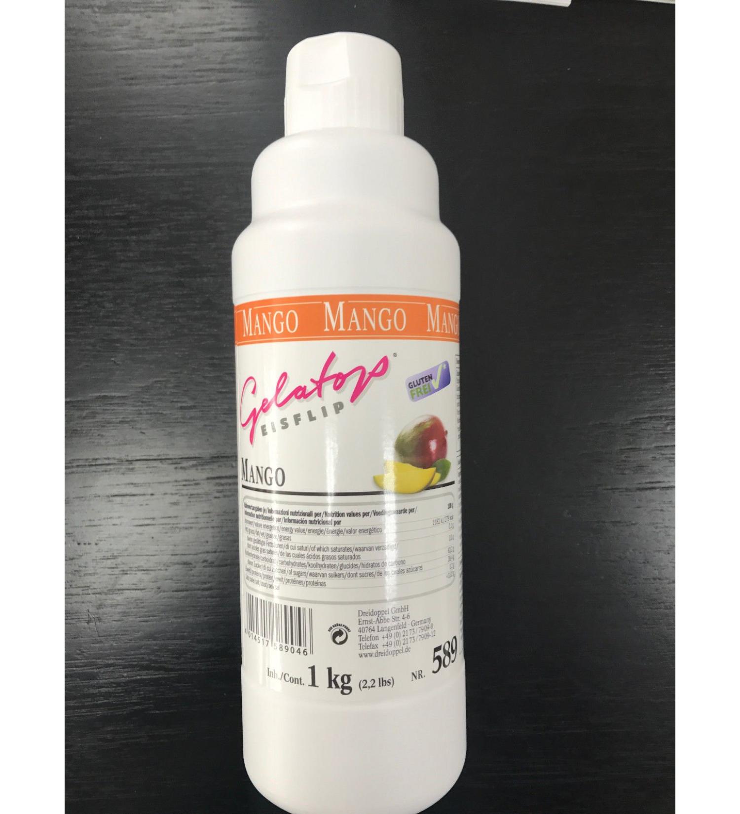 NEW Dessert Sauce Ice Cream Sauce Topping Sauce Mango - 1Kg *Gluten Free Dessert Sauce Dessert Sauce