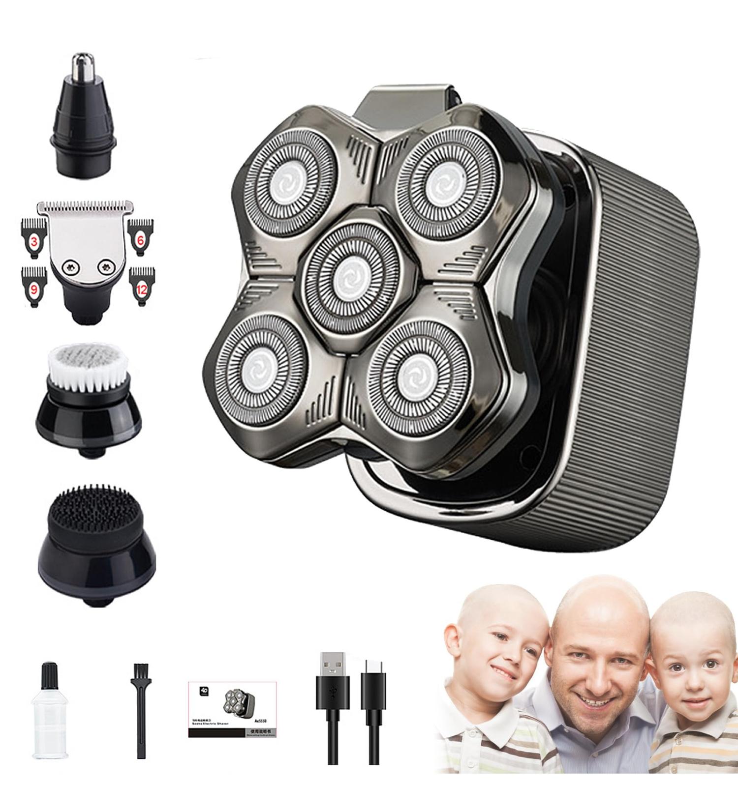 Gethead Shaver - 5-in-1 Waterproof Electric Grooming Kit for Men | As Seen on TV - Buy Online on GoSupps.com