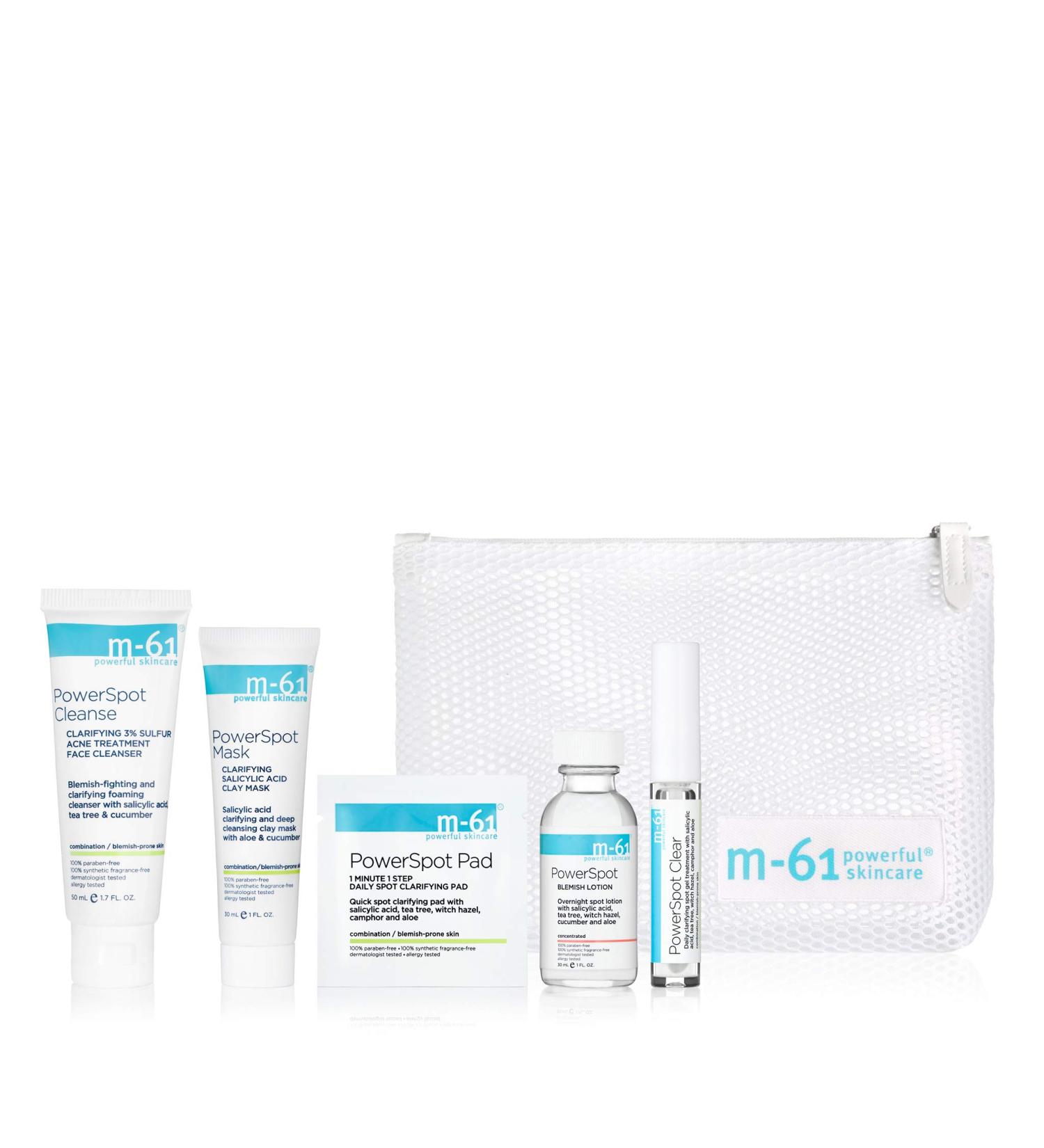 M-61 Simply Spotless Kit | Blemish-Fighting Skincare Set for Clear Balanced and Calm Skin | International Shipping Available - Buy Online on GoSupps.com