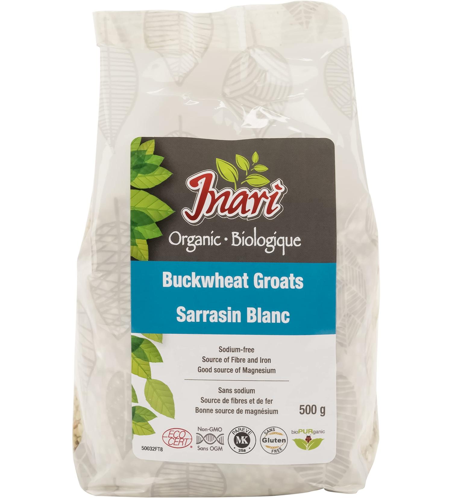 Inari Organic Buckwheat Groats White 500g - Buy Online on GoSupps.com