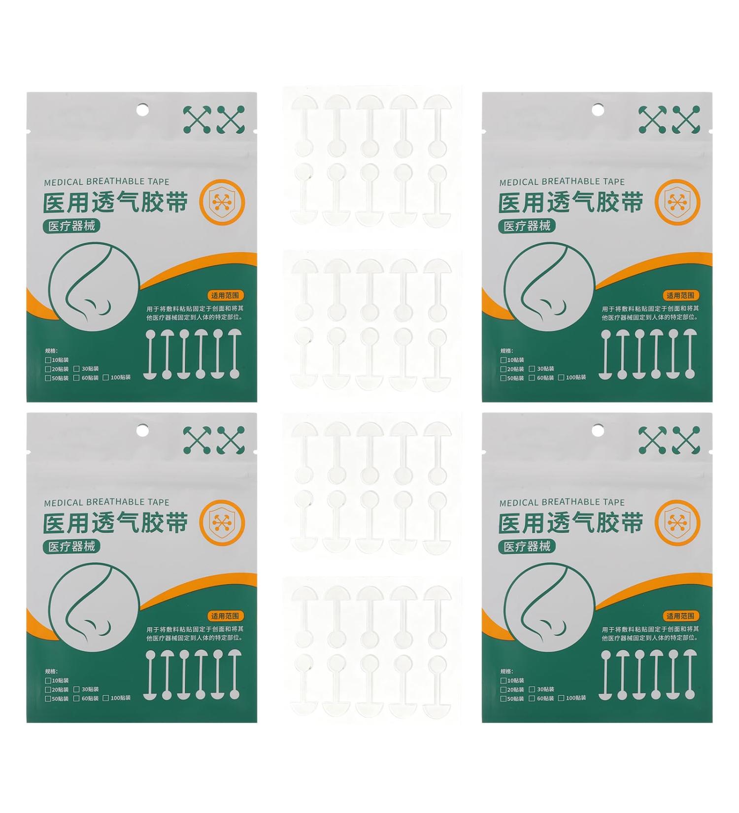 VICASKY Patchs Nasaux Transparents pour Remodelage des Ailes du Nez 200 Rubans Adh sifs Souples D'halt re Bande de Contour Nasal Invisibles et Respirantes Usage Quotidien Beaut Visage - Buy Online on GoSupps.com