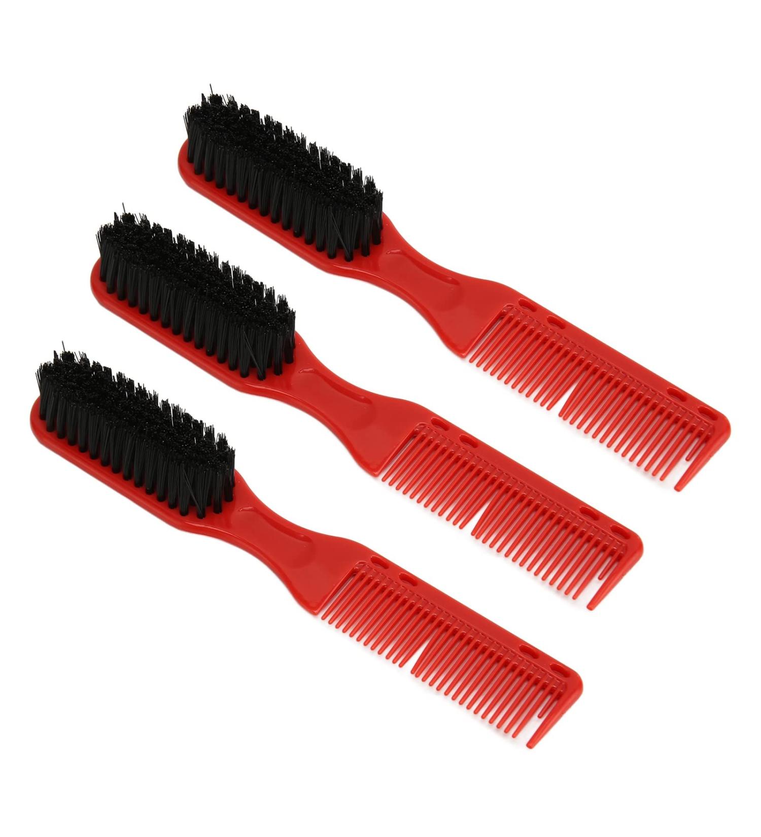 Mens Beard-Styling Comb | Double-Headed Haircut Brush with Comfortable Handle | 3-Part Design for Salon Quality Grooming - Buy Online on GoSupps.com