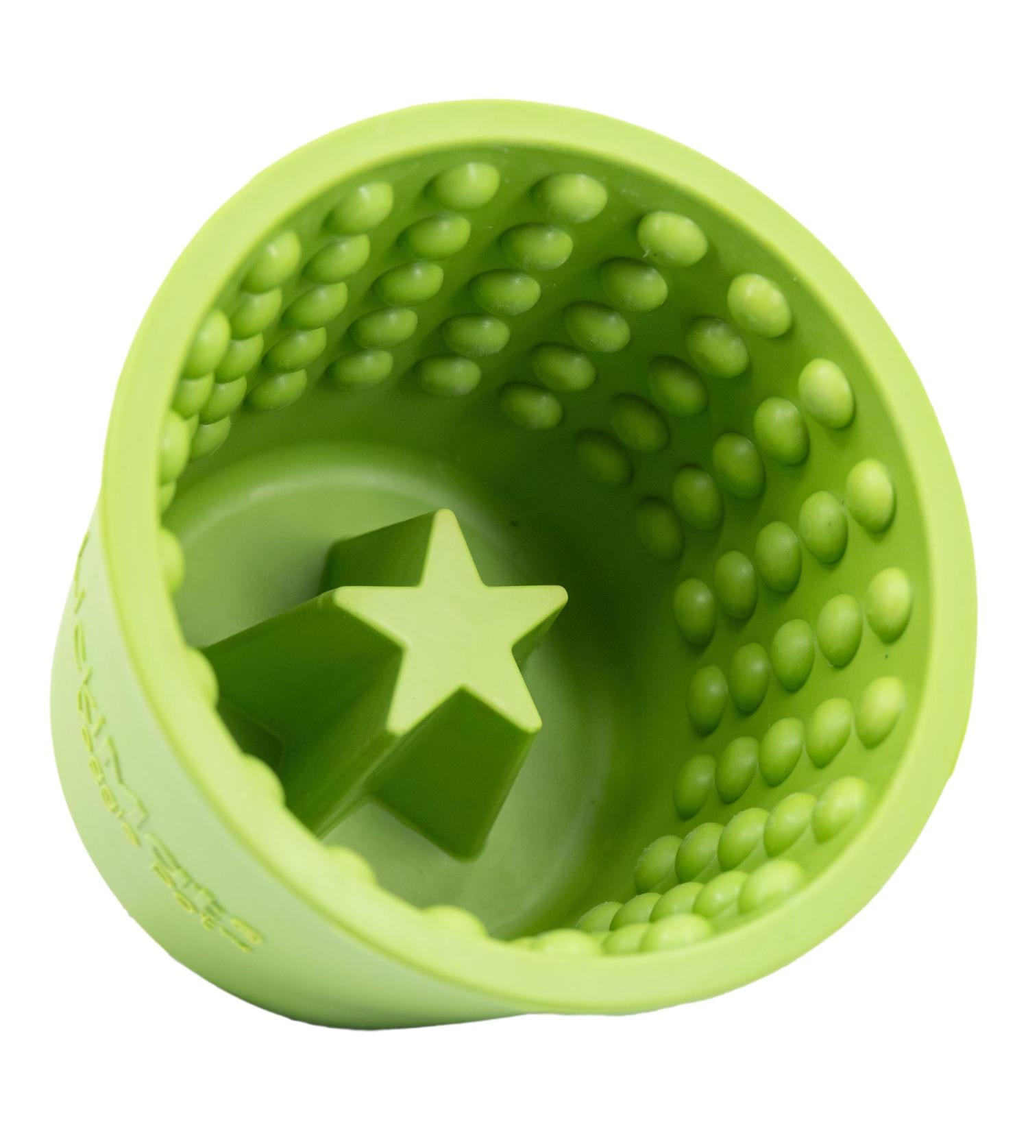 Lickimat Yoggie Pot - Dog Enrichment & Slow Feeder | Durable Rubber Treat Mat for All Sizes - Latest Green Edition - Buy Online on GoSupps.com