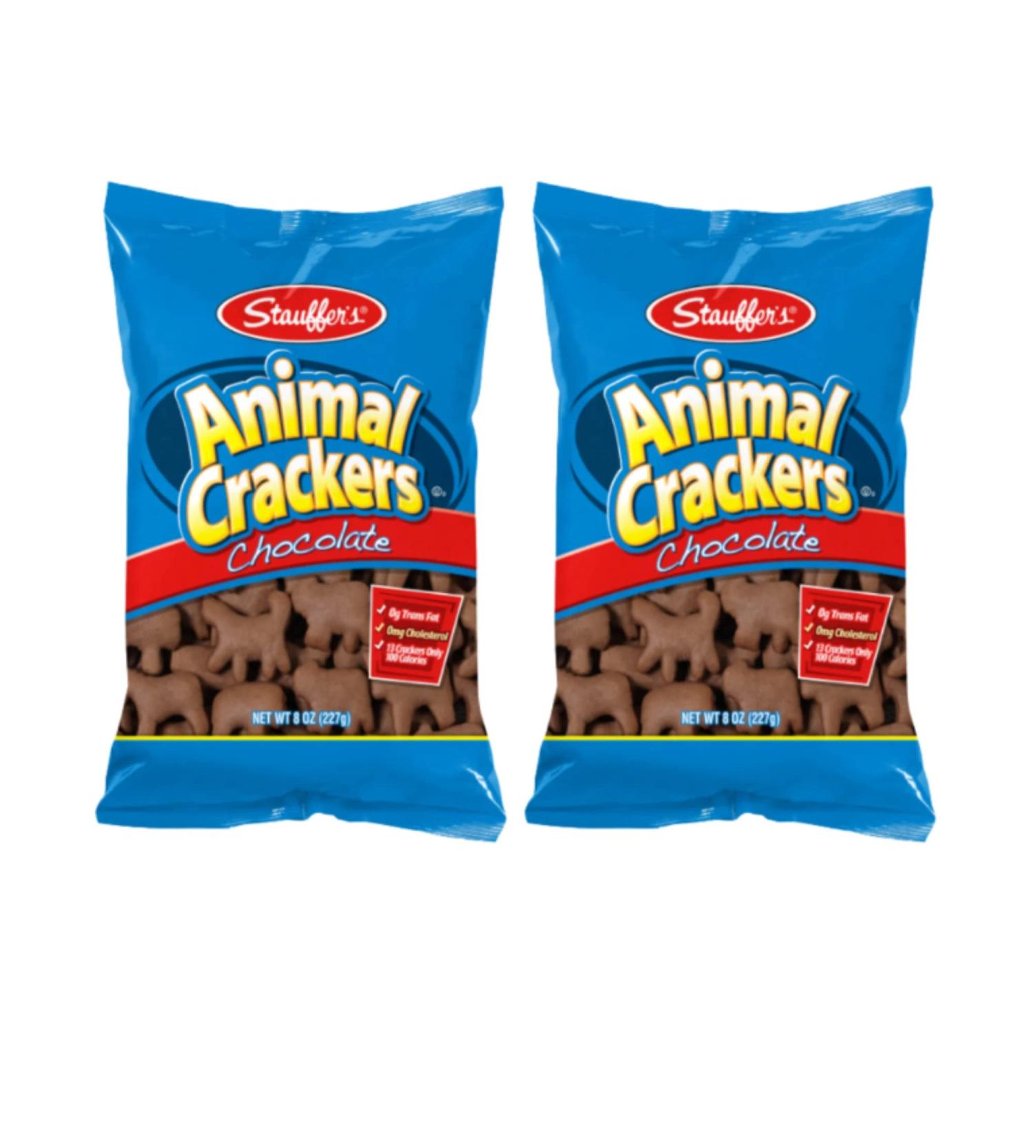Ja'Cor Chocolate Animal Crackers Coated Animal Cracker Snack Packs Assorted Fun Animal Shapes Individual Package Snacks 8 oz Bags(Pack of 2) - Buy Online on GoSupps.com