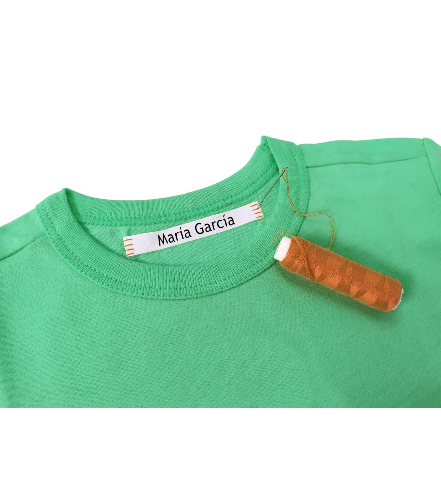 100 Personalized Clothing Labels for Kids | Gentle Sewing Tape for School Uniforms | Customizable Baby & Children Name Tags - Buy Online on GoSupps.com