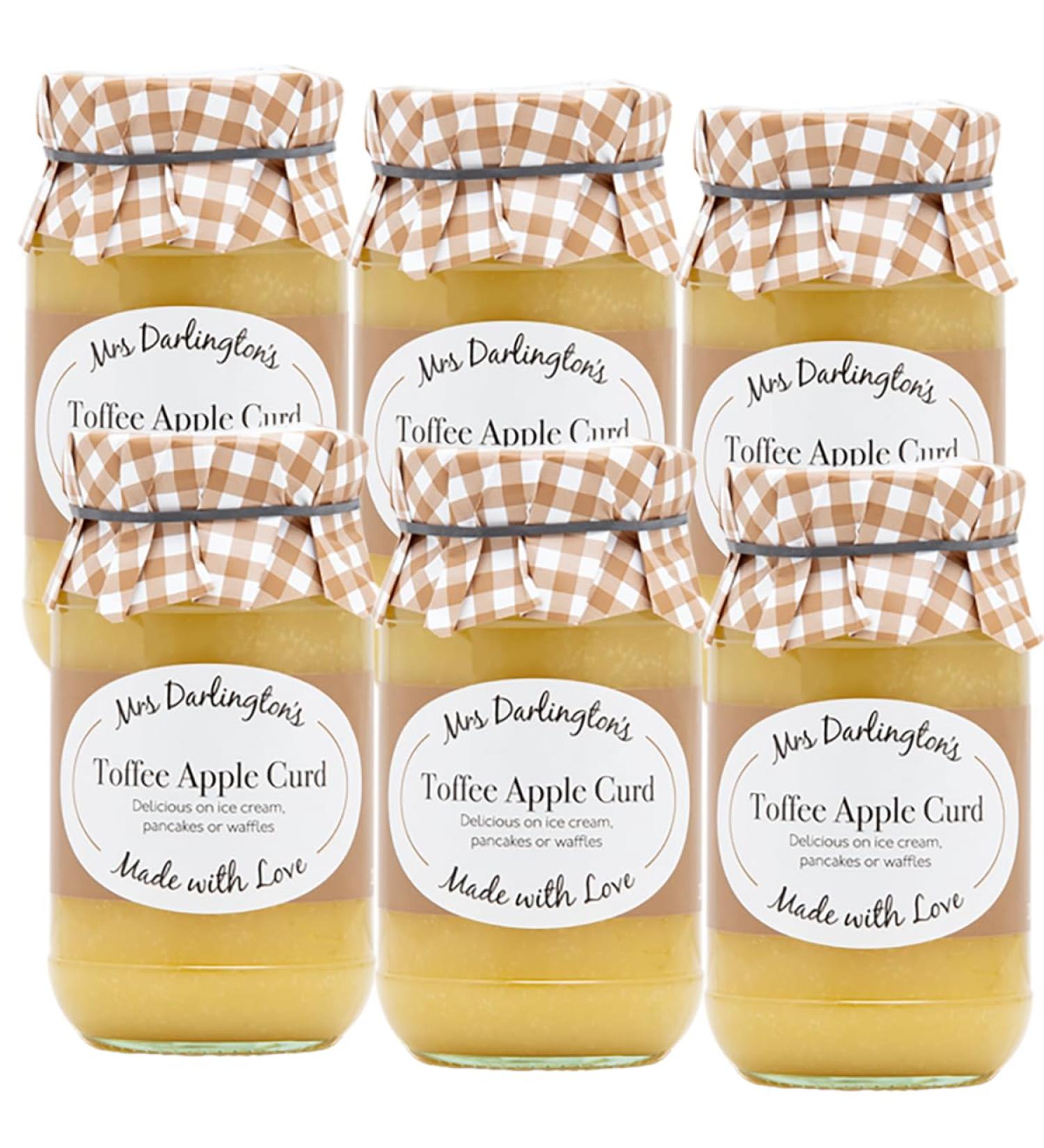 Mrs Darlington's Toffee Apple Curd - 320g - Pack of 6