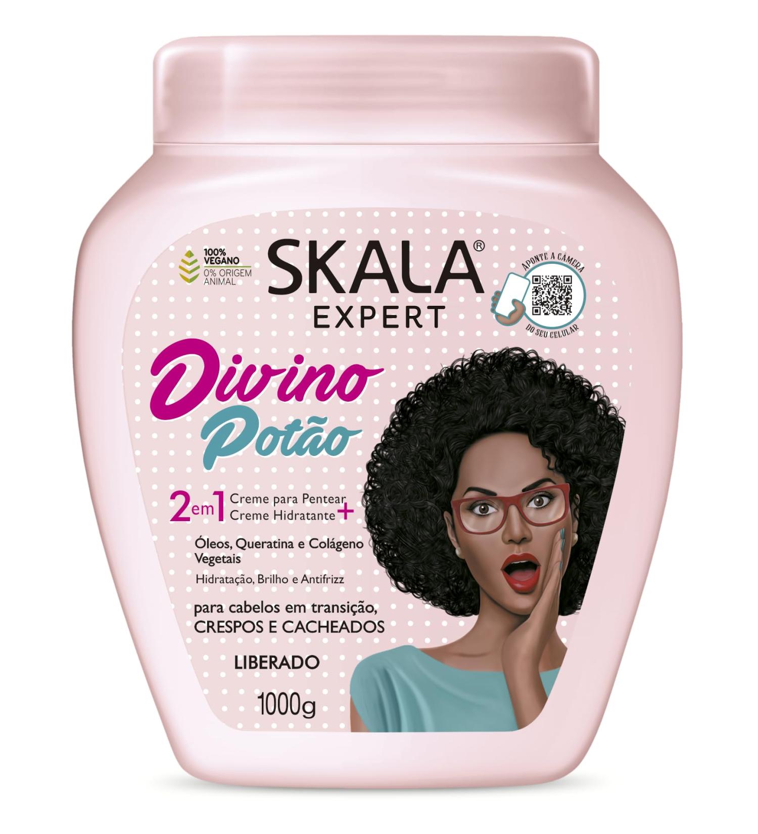 Divine Curls 2-in-1 Treatment Cream (1 Kg) Moisturizing & Frizz Control Solution