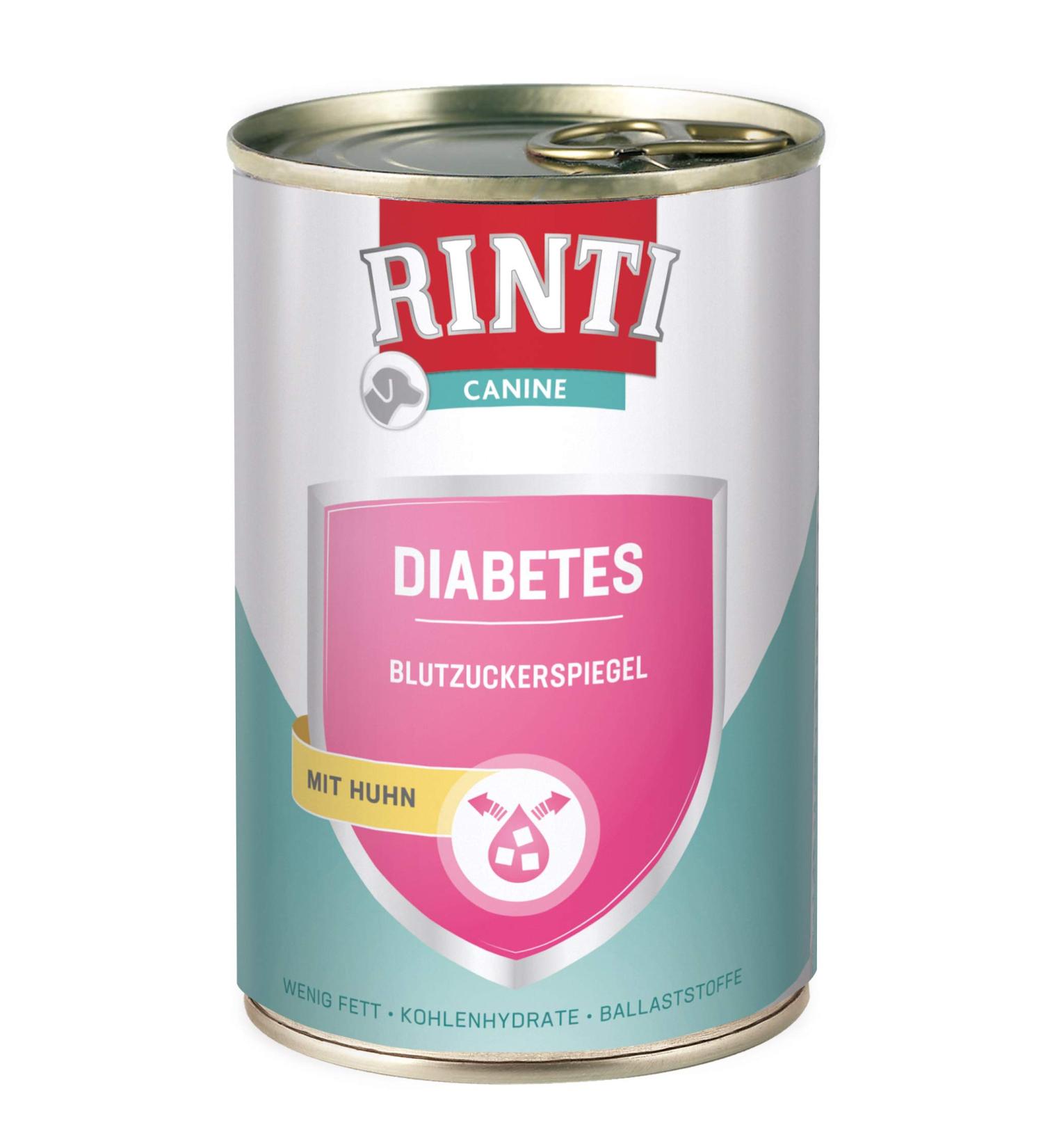 Rinti Canine Diabetes, Pack of 12 (12 x 400 g)