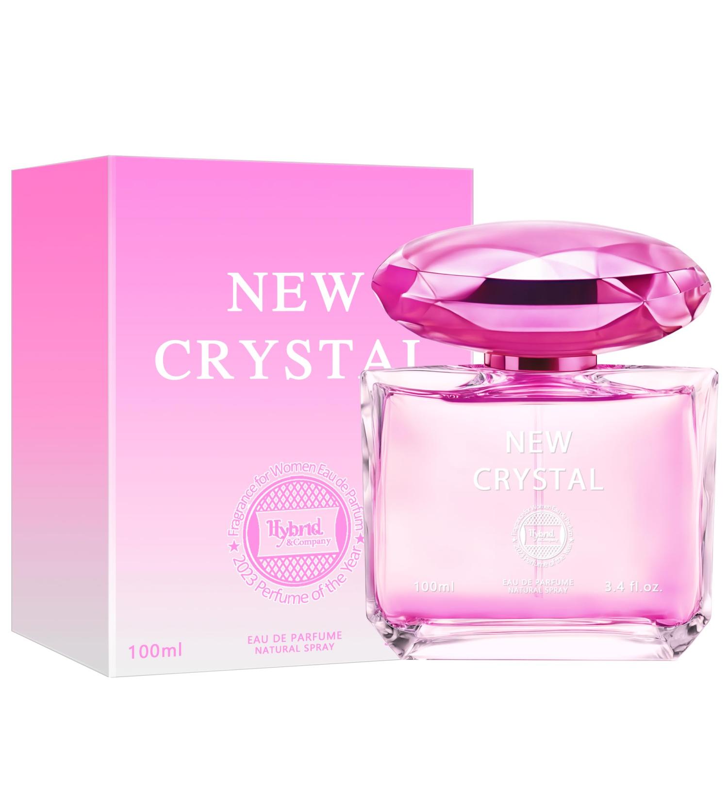 Hybrid & Company New Crystal For Women Eau De Parfume Pour Femme Natural Spray 3.4FL.OZ - Buy Online on GoSupps.com