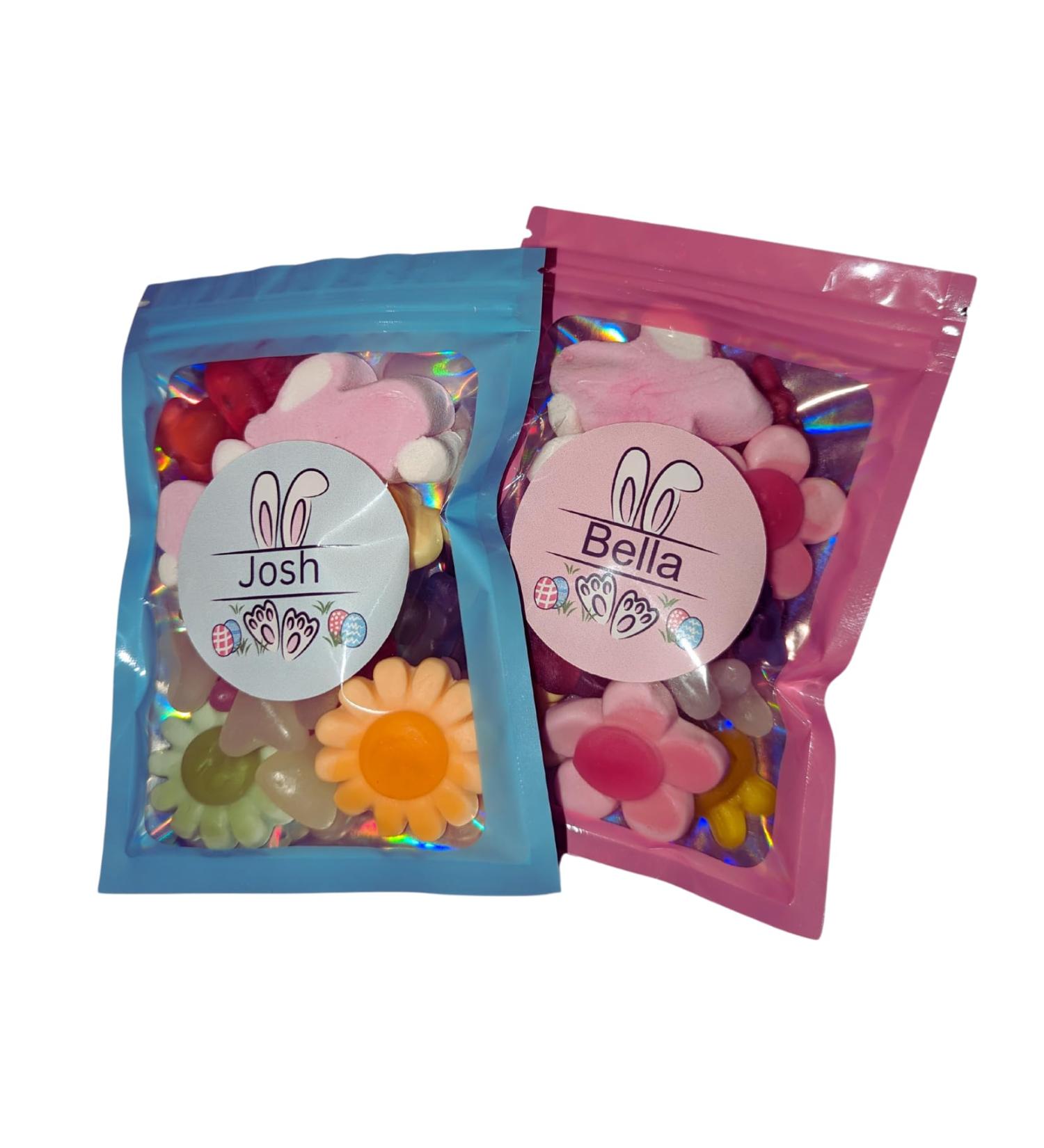 Personalised kids Easter sweet pouch|Kids Easter sweets| Easter sweet gift| Easter bunny gift|Kids Easter gift|Grandchild Easter gift|Dairy free Easter sweets| Easter kids sweets| Easter kids gift| - Buy Online on GoSupps.com