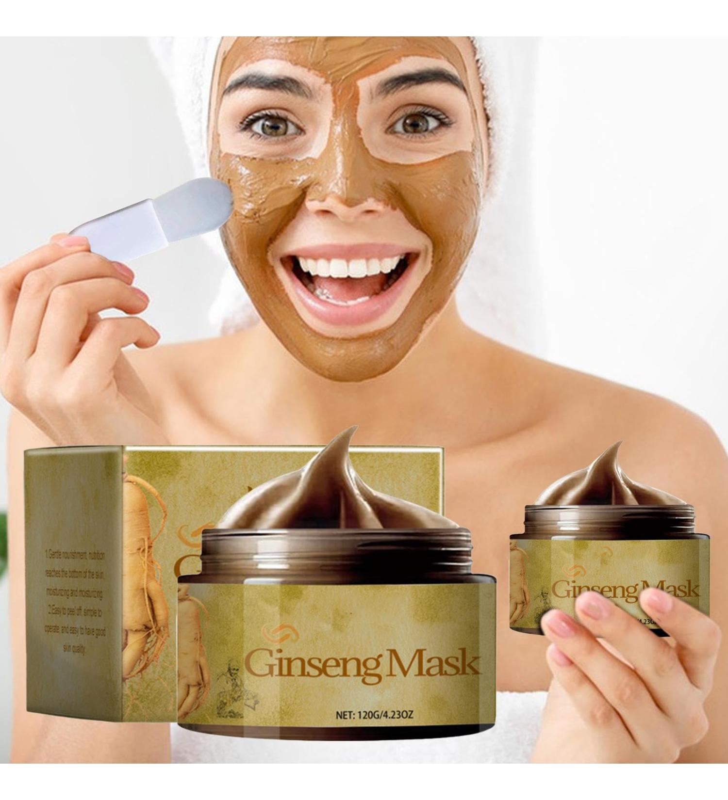 Korean Hana Ginseng Peel Off Face Maskss Refining Peel-off Facial Masque with Applicator Refining Peel-Off Facial Maskss Pore Minimizing Facial Masque Skin Care for Radiant Skin - Buy Online on GoSupps.com