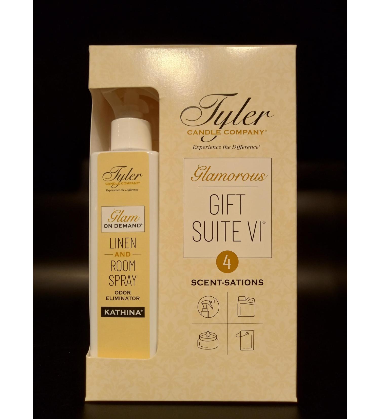 Buy Tyler Candle Company Kathina Glamorous Gift Suite VI - On Demand Room Spray Glamorous Wash Jar Candle & Autoglam | International Shipping Available - Buy Online on GoSupps.com