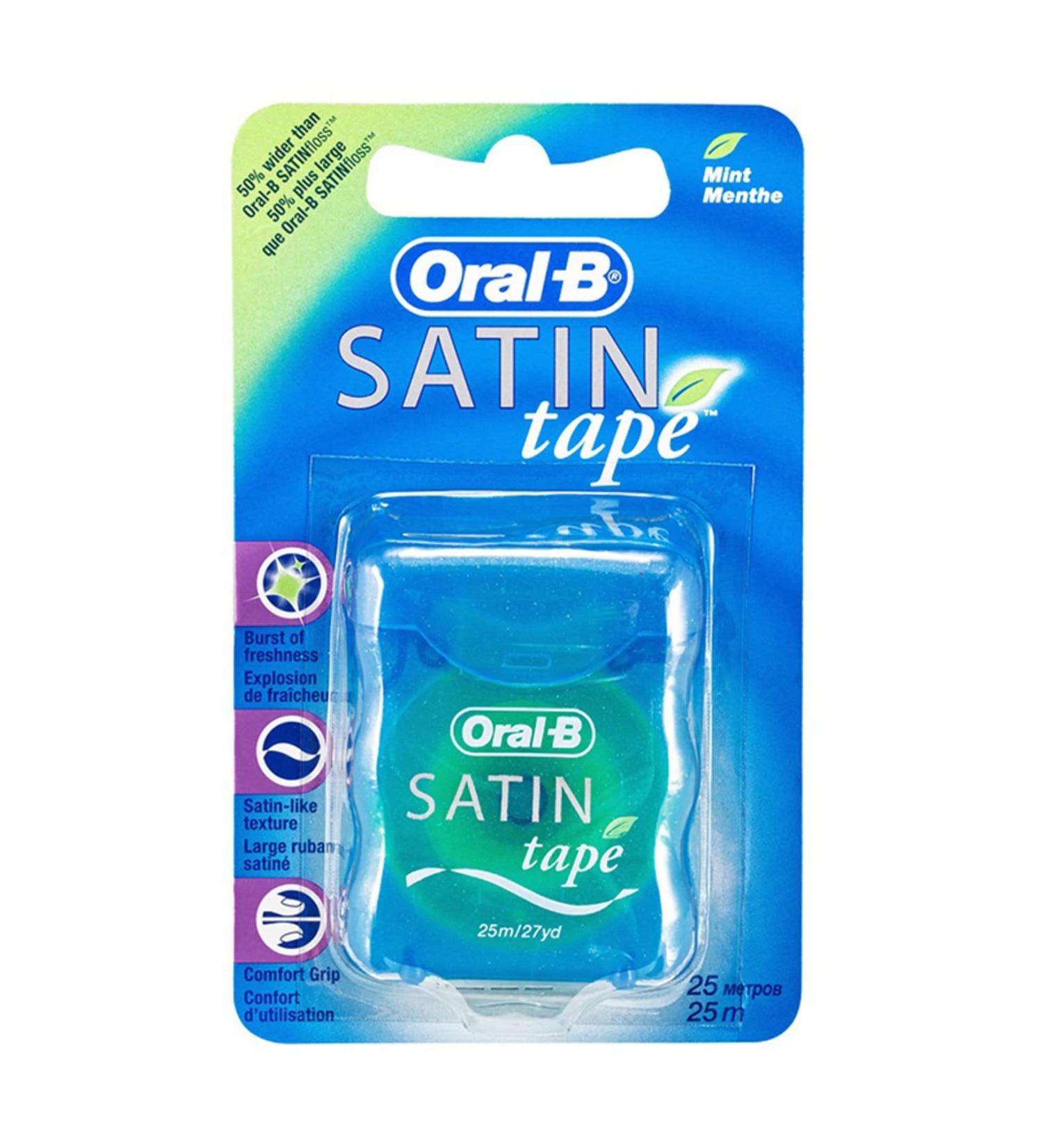 Oral-B Satin Tape Dental Floss Mint 25 m 1