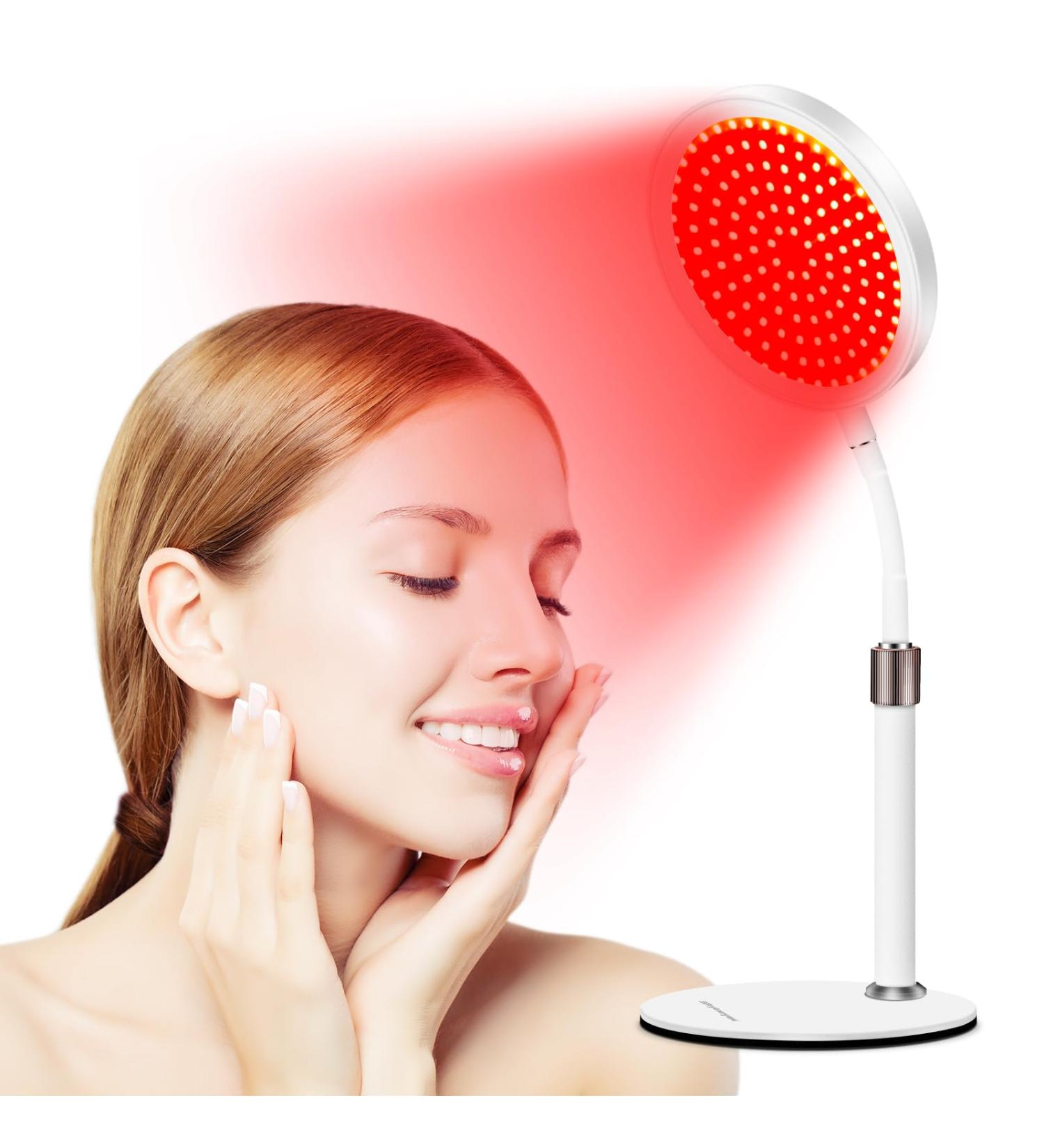 Red Light Lamp with Base Red Light Lamp with Timer 140LEDs Red Light Lamp Dimmable Brightness Red Light - Buy Online on GoSupps.com