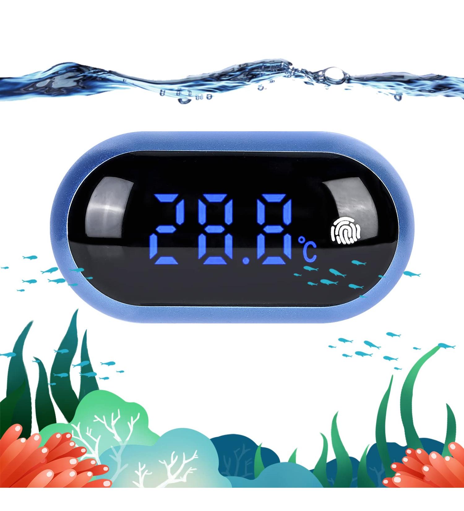 High Precision Digital Aquarium Thermometer | LED Display & Touchscreen for Freshwater & Saltwater - Buy Online on GoSupps.com